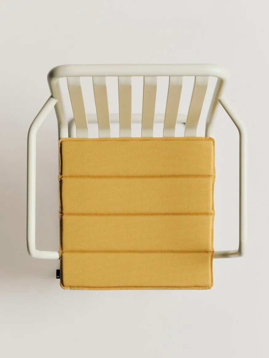 Terrazza Seat Cushion 40 x 40 Ochre