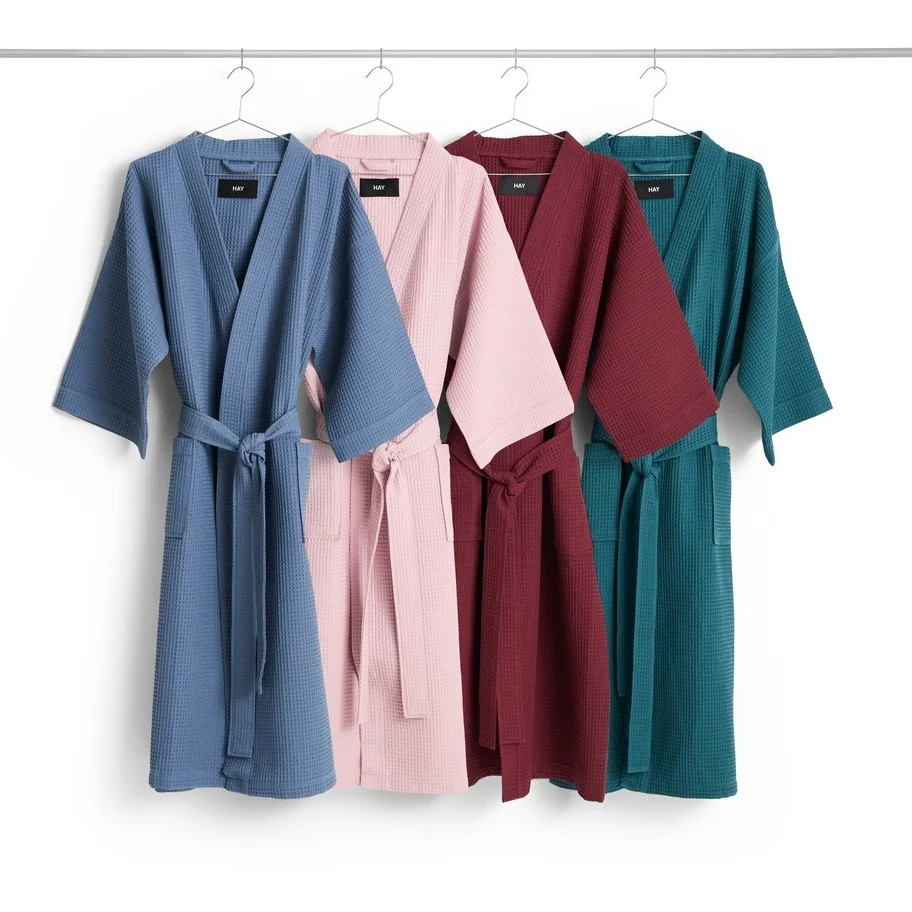 Waffle Bathrobe Cool pink