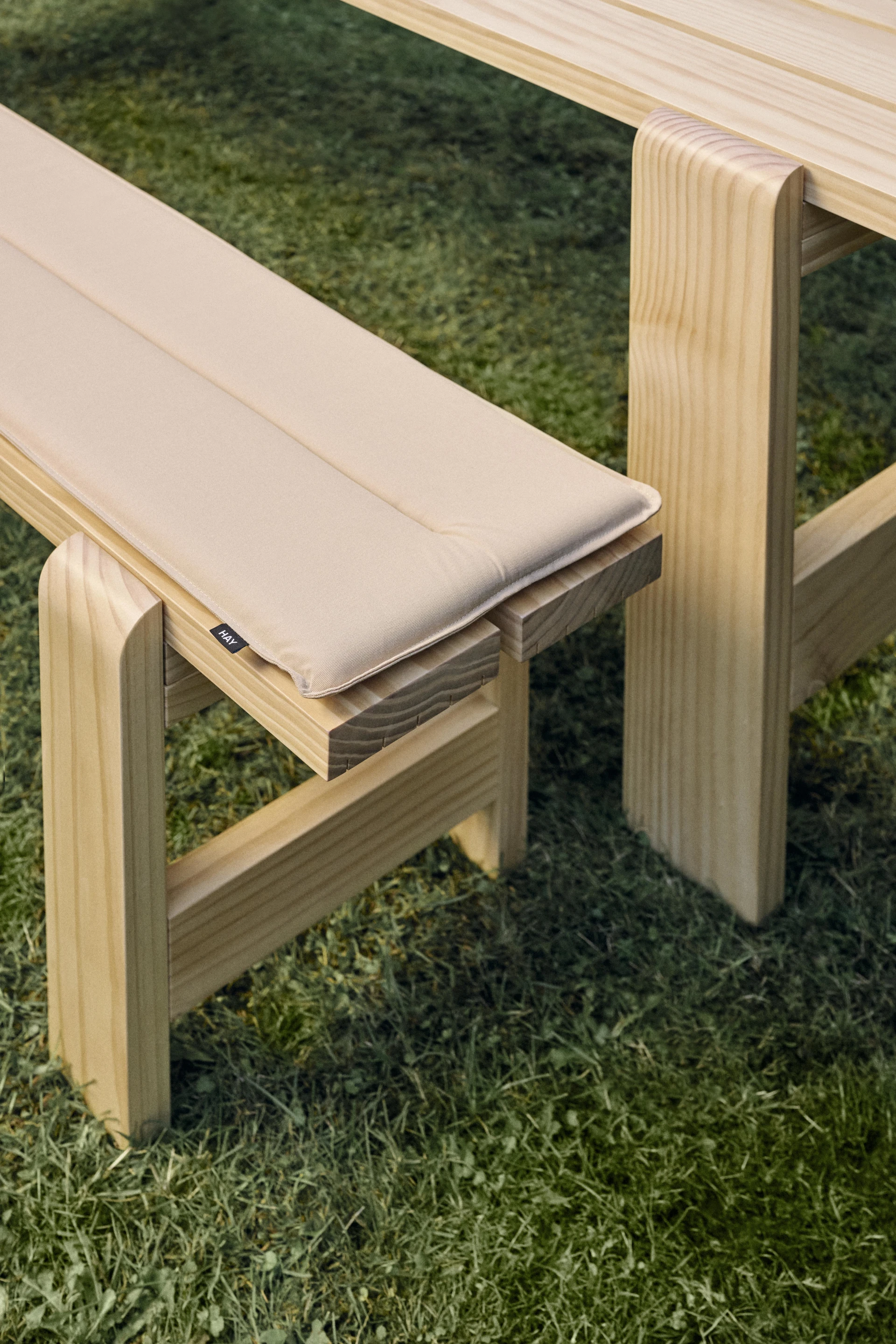 Seat Cushion for Weekday Bench 190x32 Beige
