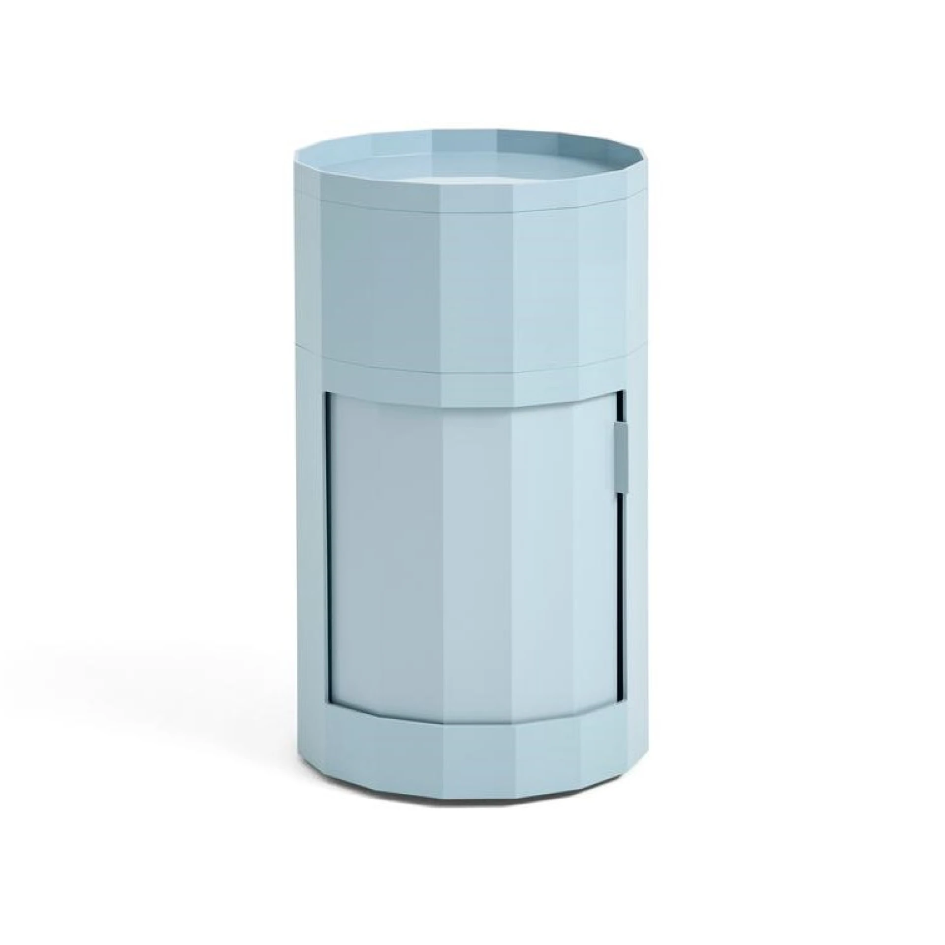 Facet Cabinet incl. feet and castors High Misty blue