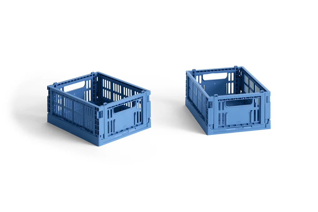 HAY Colour Crate Mini Set of 2 Electric blue