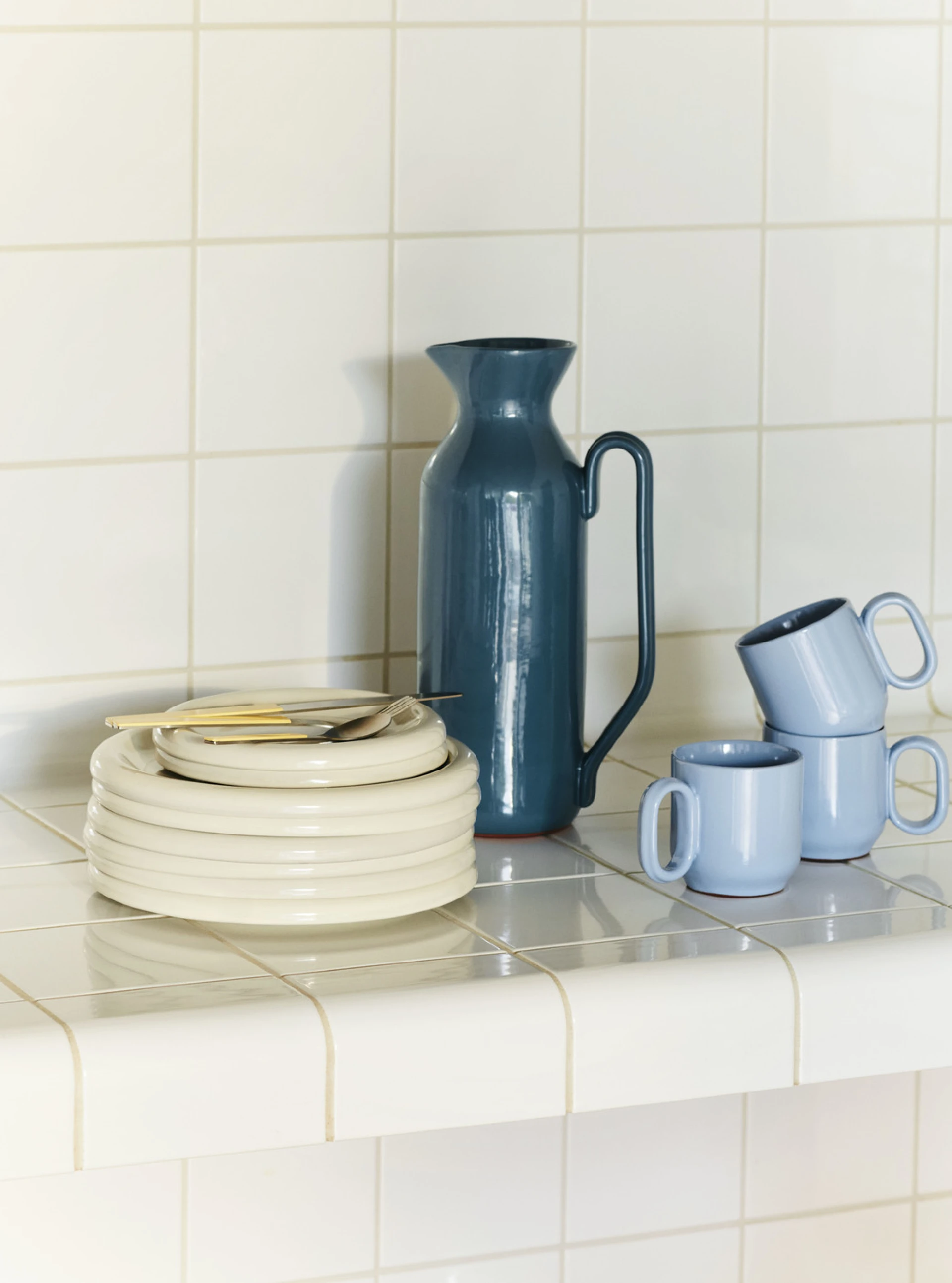 Barro Plate Set of 2 Ø24 Off-white