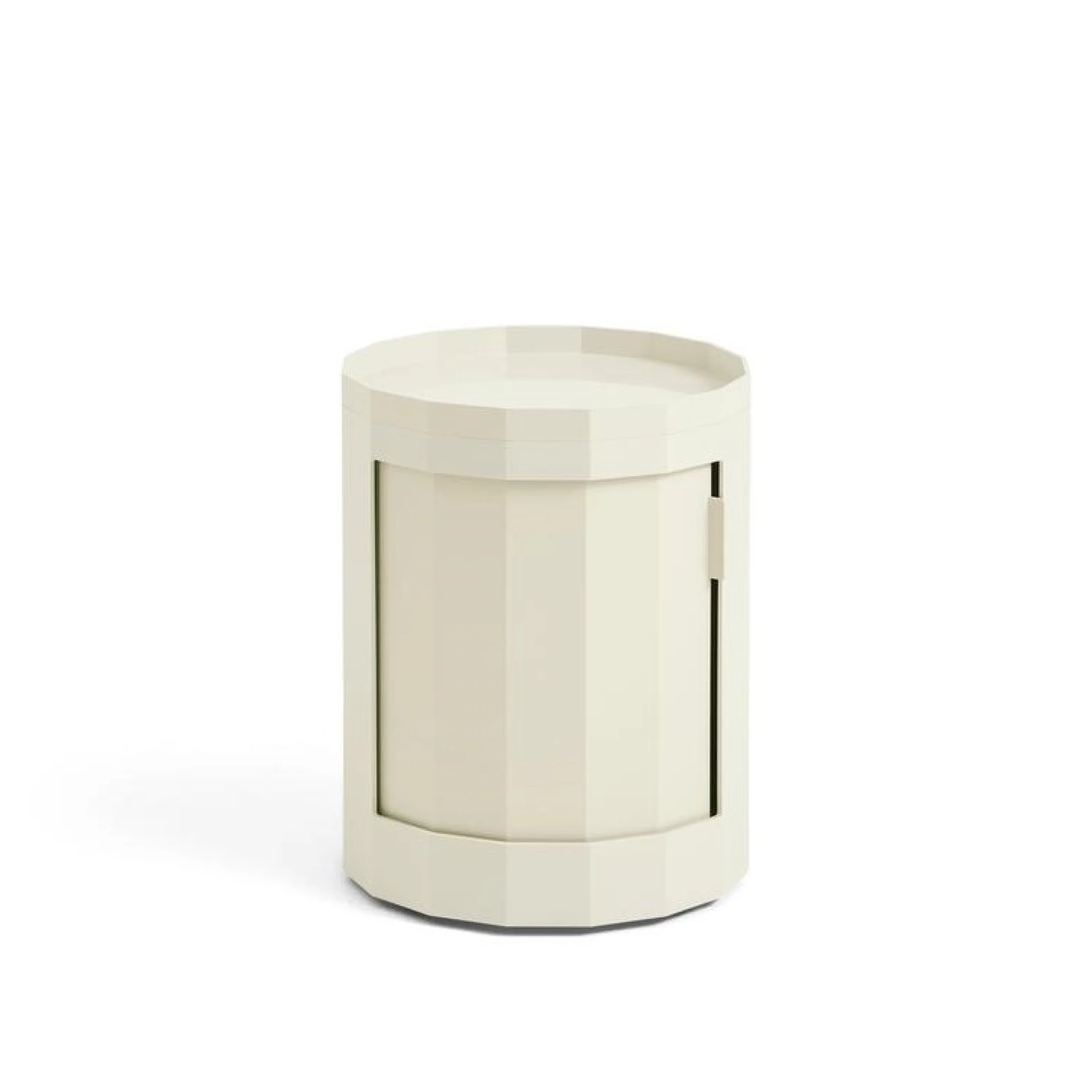 Facet Cabinet incl. feet and castors Low Eggshell