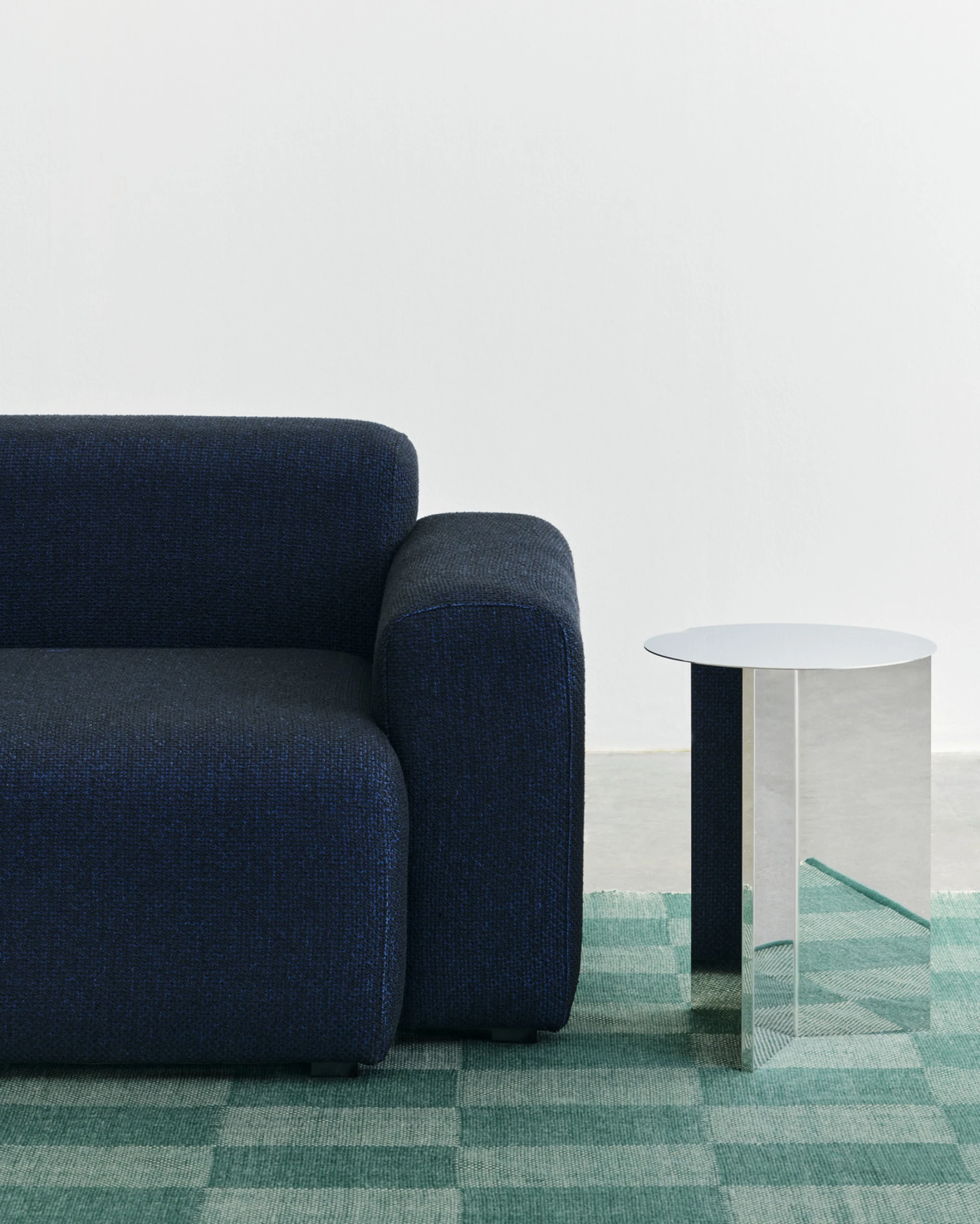 Check Rug 170 x 240 Green S Check