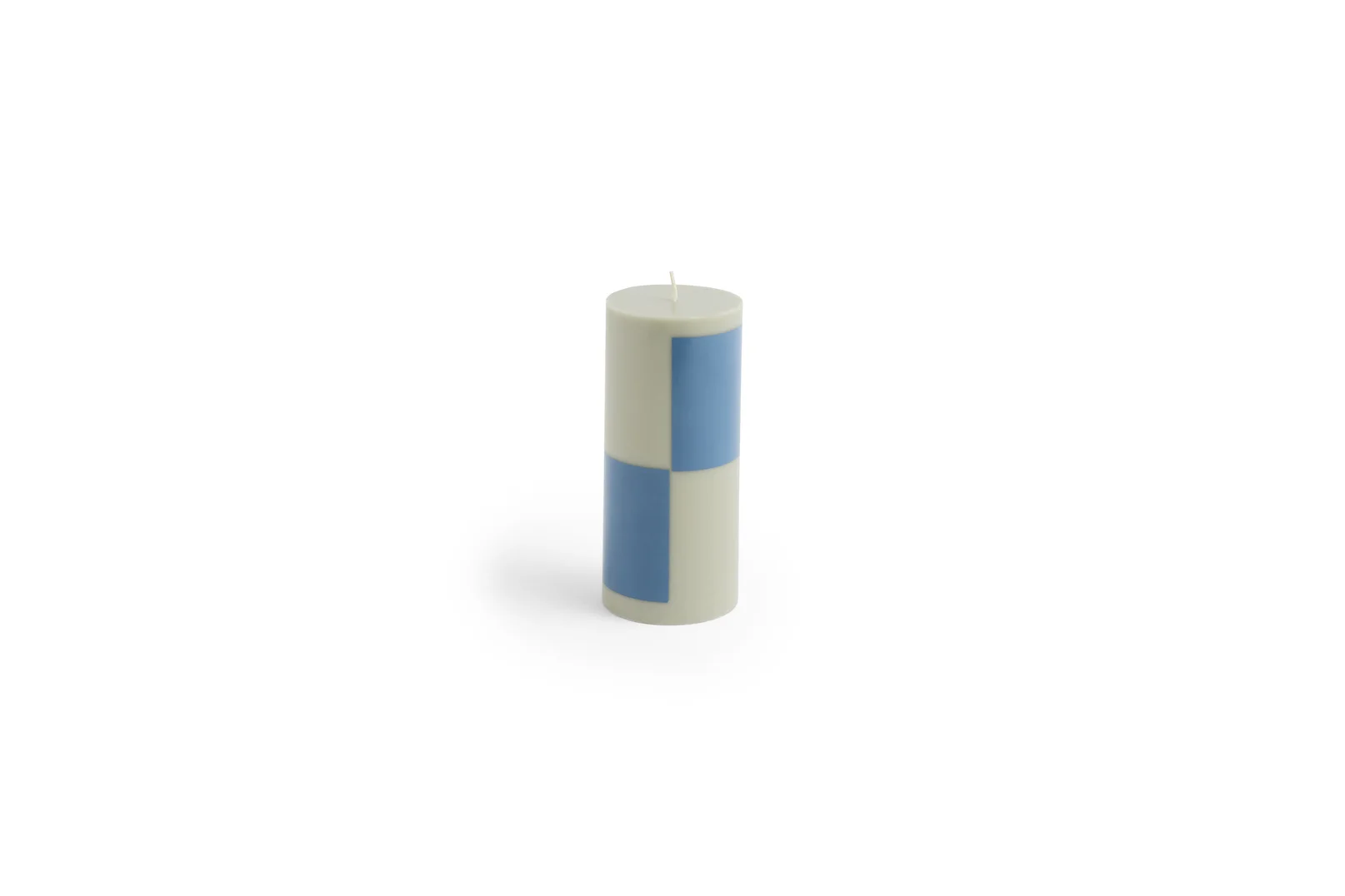 Column Candle Small Grey and blue