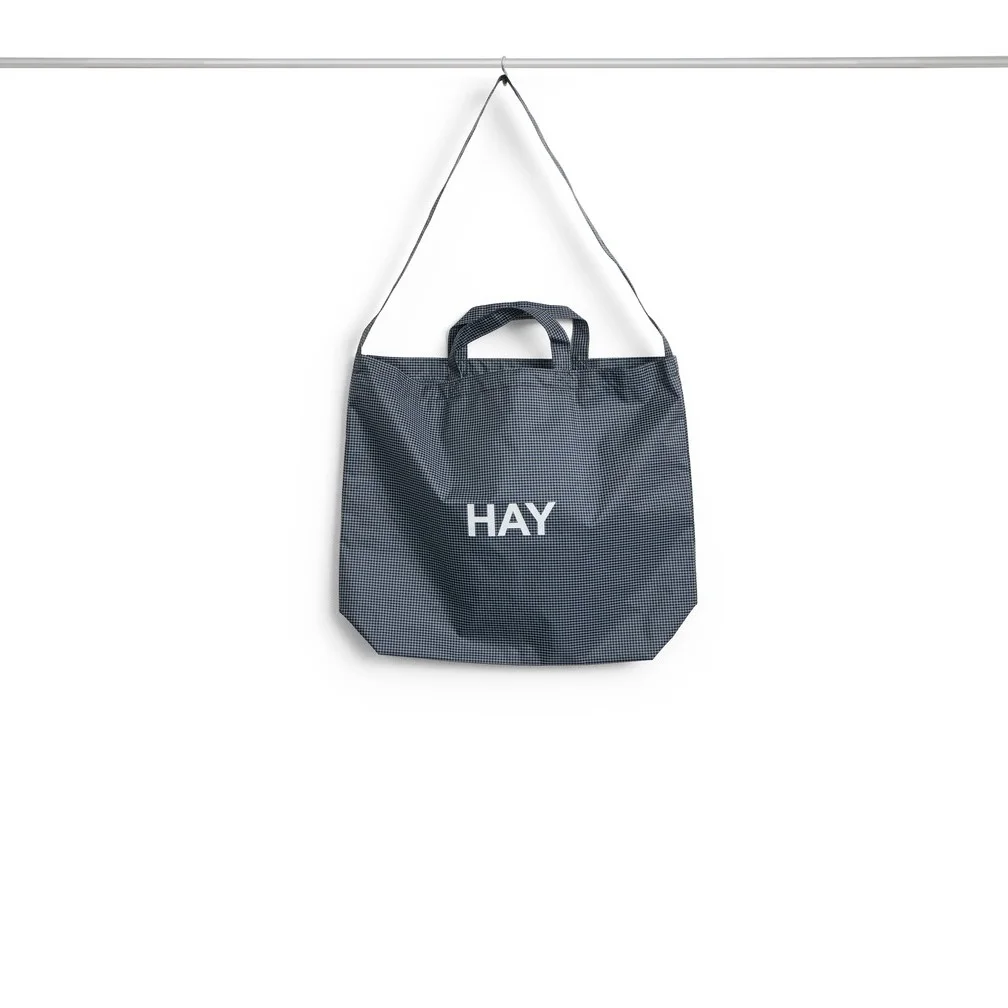 Grid Crossover Bag Medium Dark blue