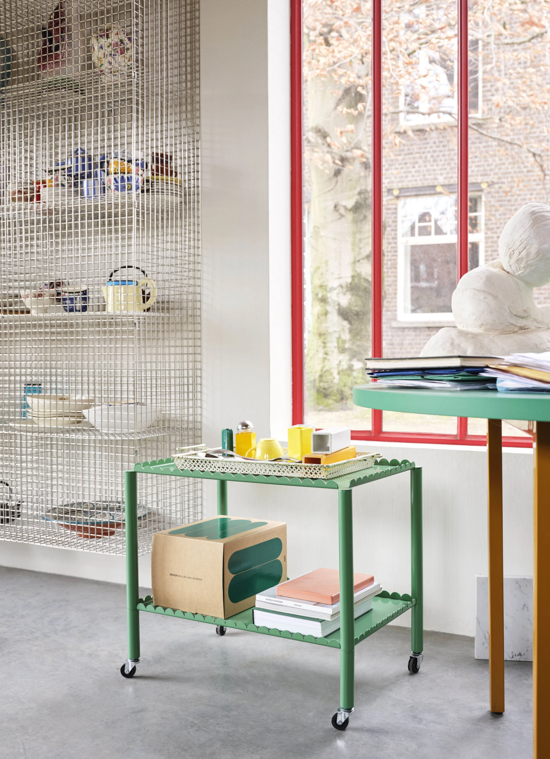 Arcs Trolley Low Soft jade