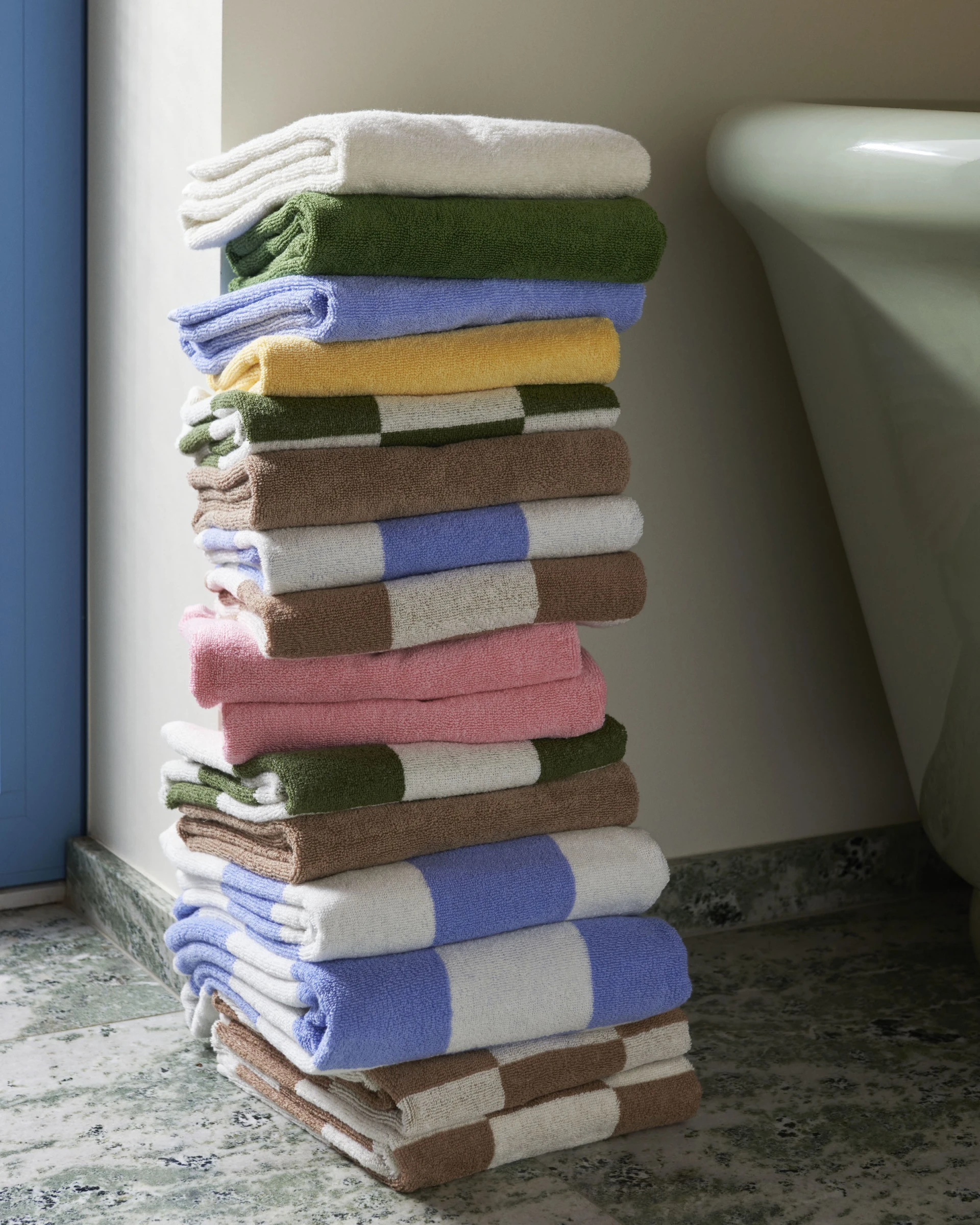 Mono Hand Towel Sky blue