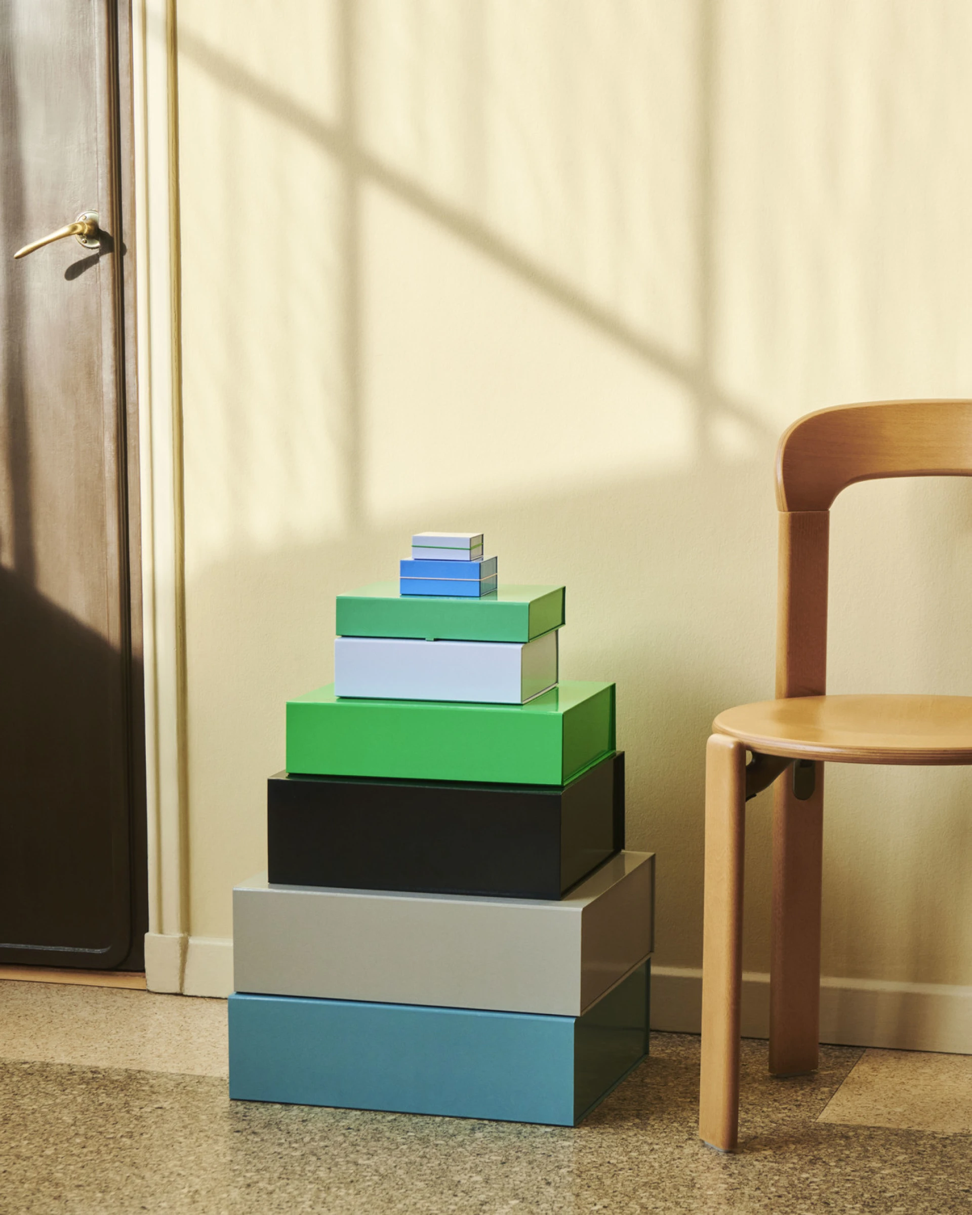 Colour Storage Jewellery Box Emerald green