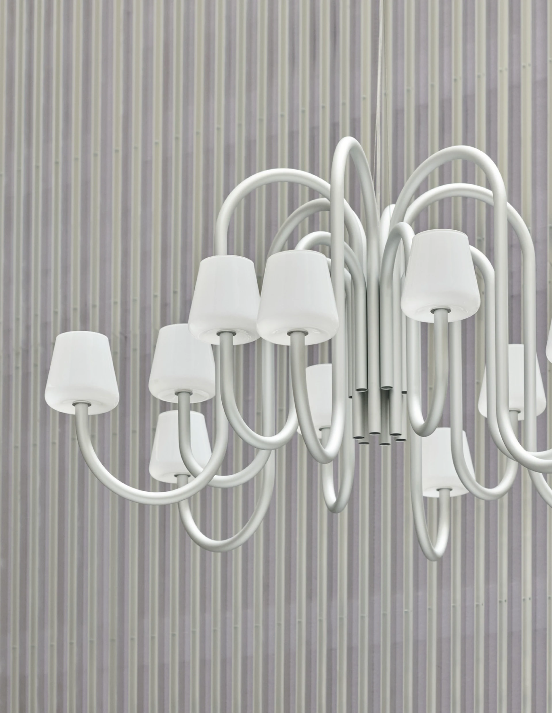 Apollo Chandelier 1065 White opal glass Apollo Chandelier 1065 White opal glass