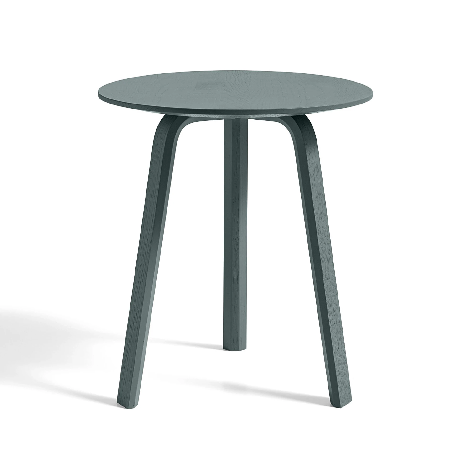 Bella Coffee Table D45 x H49 Brunswick green water-based lacquered solid oak