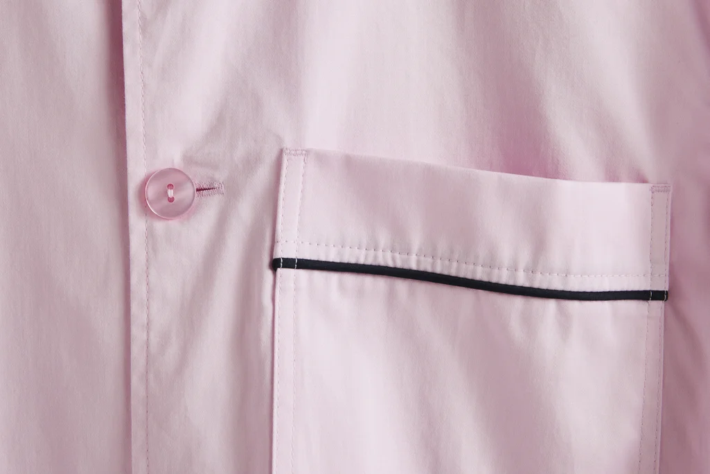 Outline Pyjama S/S Shirt S/M Soft pink