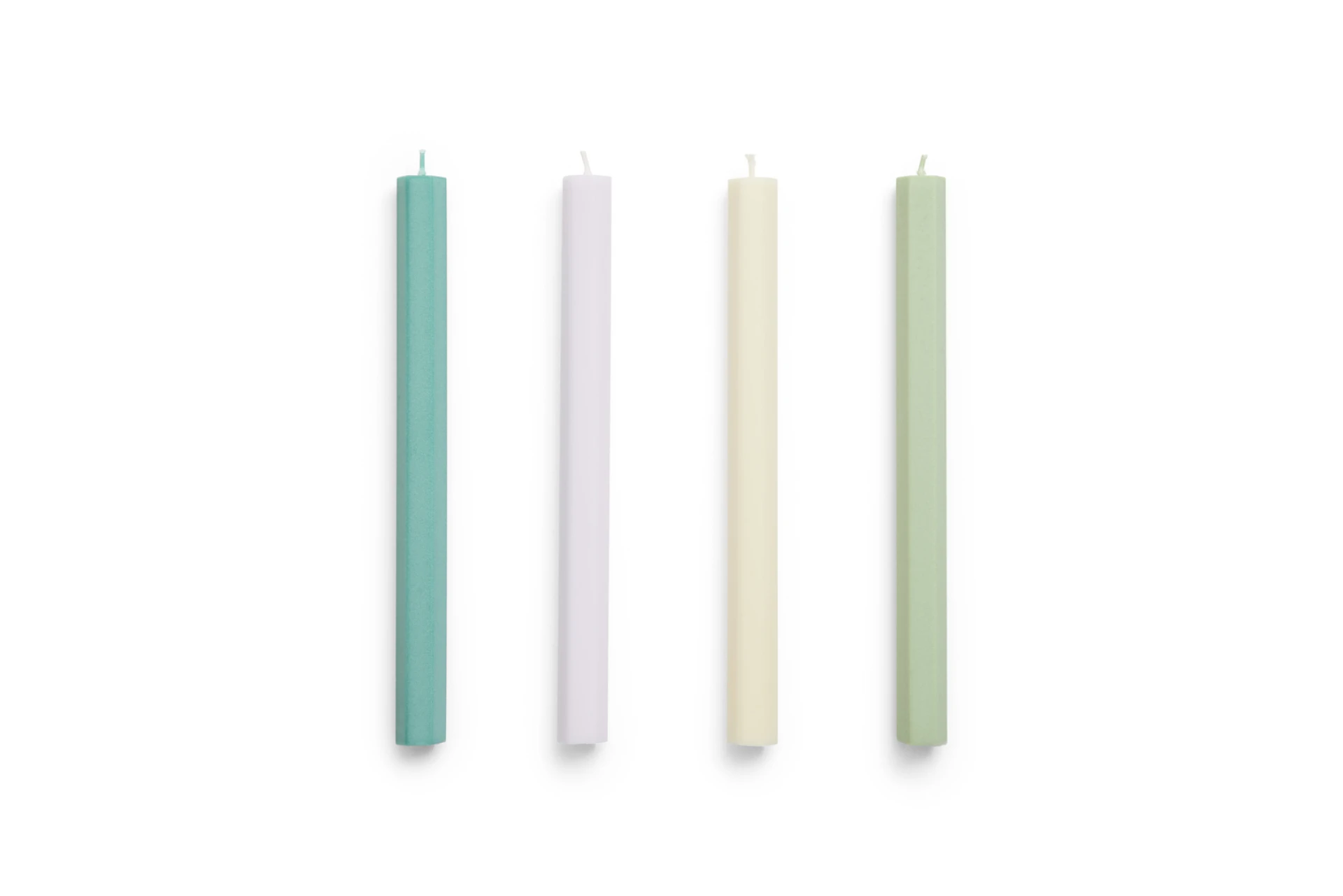 Hexagon Candle Pastel Set of 4
