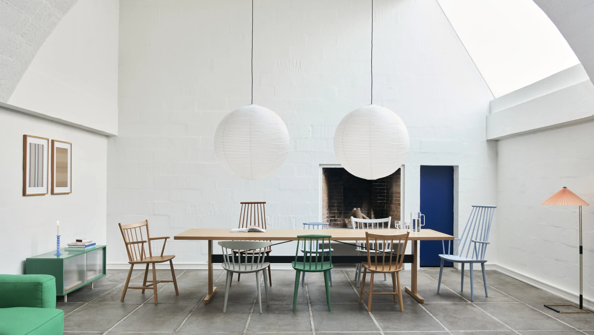 Matin Floor Lamp 500 Yellow