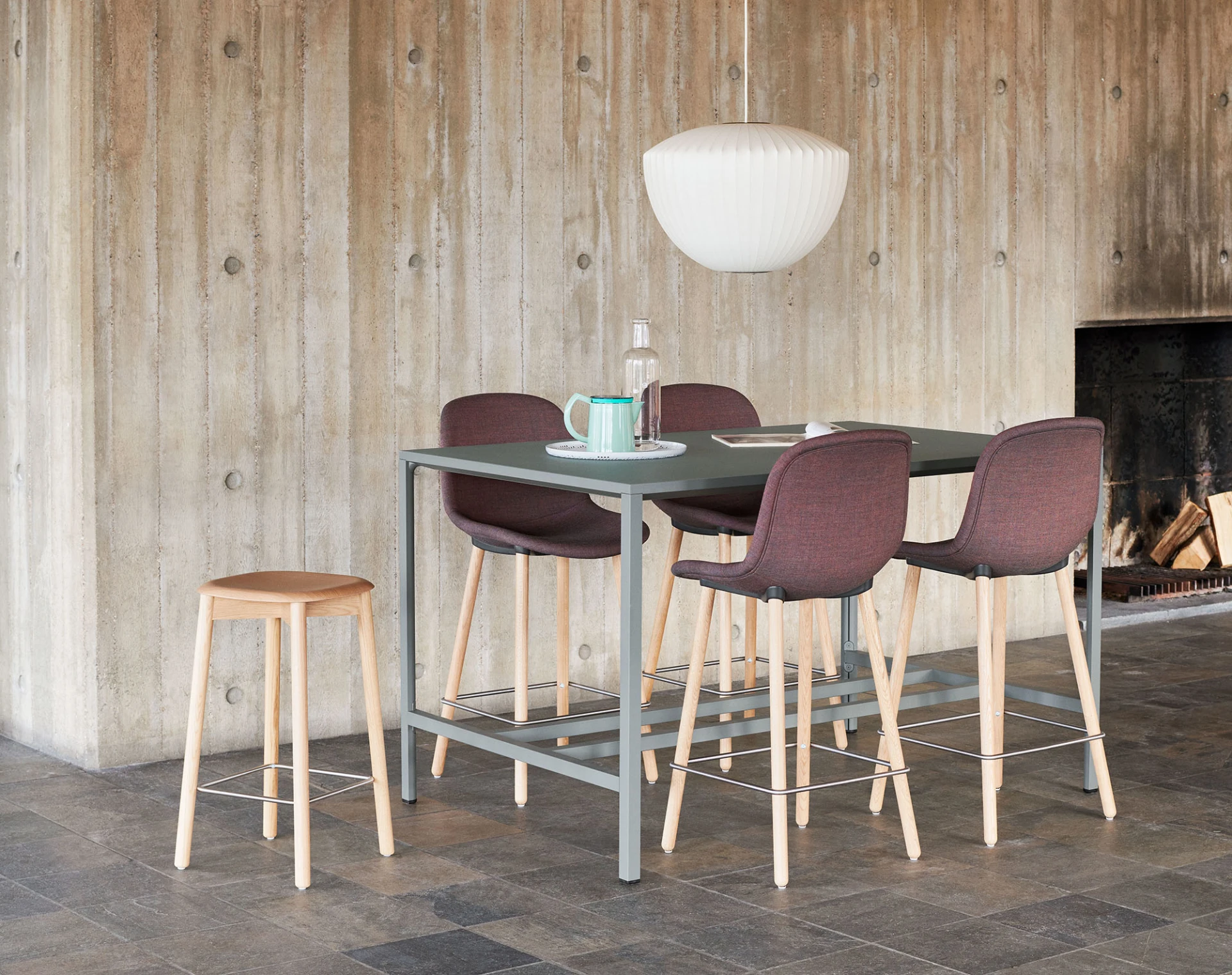 Nelson Apple Bubble Pendant M Off-white 