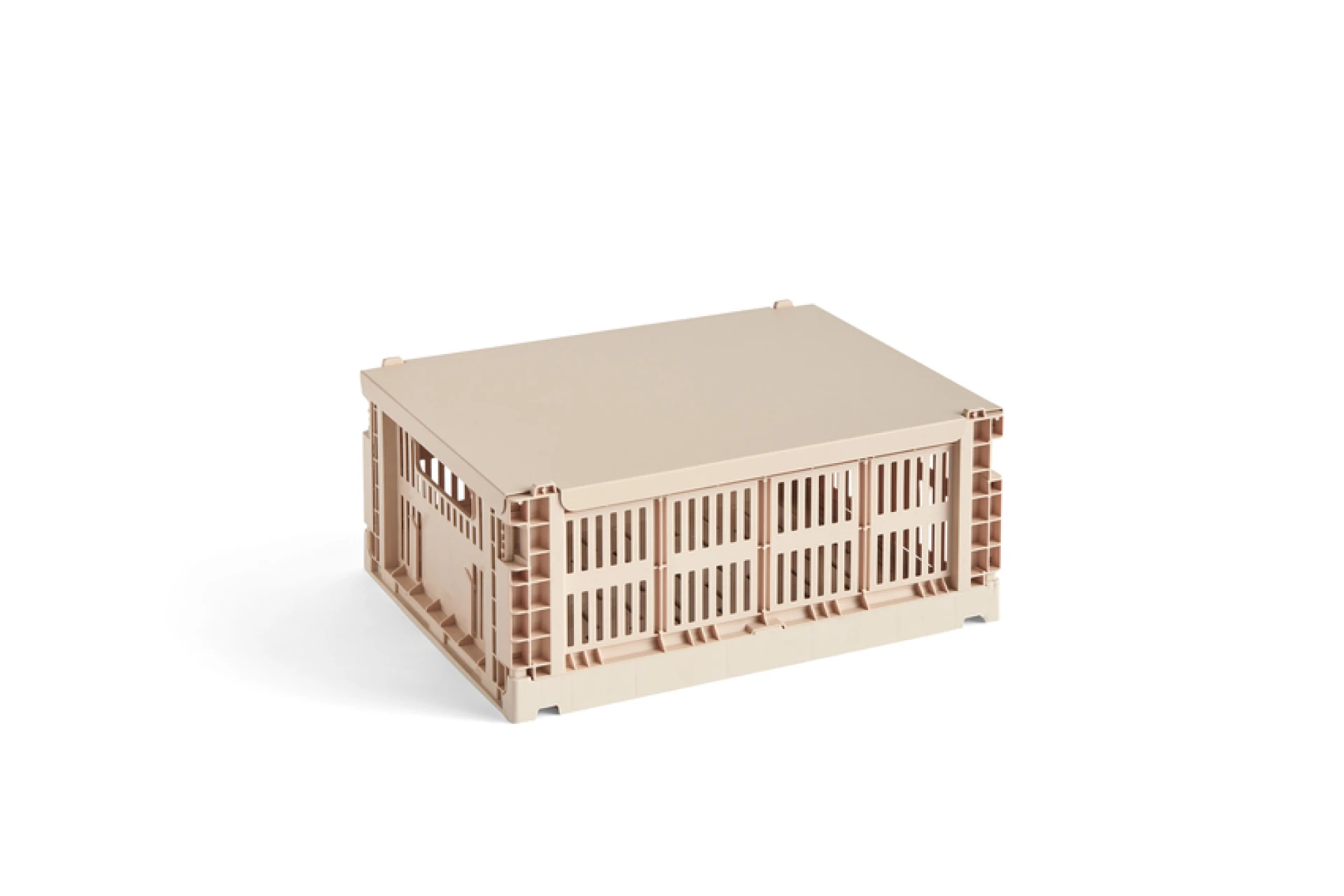 HAY Colour Crate Lid Metal Medium Powder