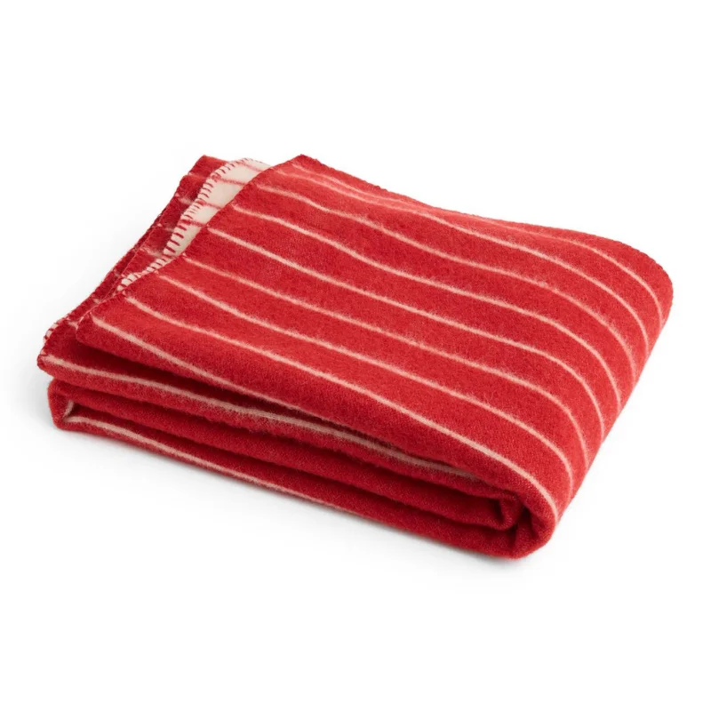Outdoor Market Throw W130 x L180 Beige red stripe
