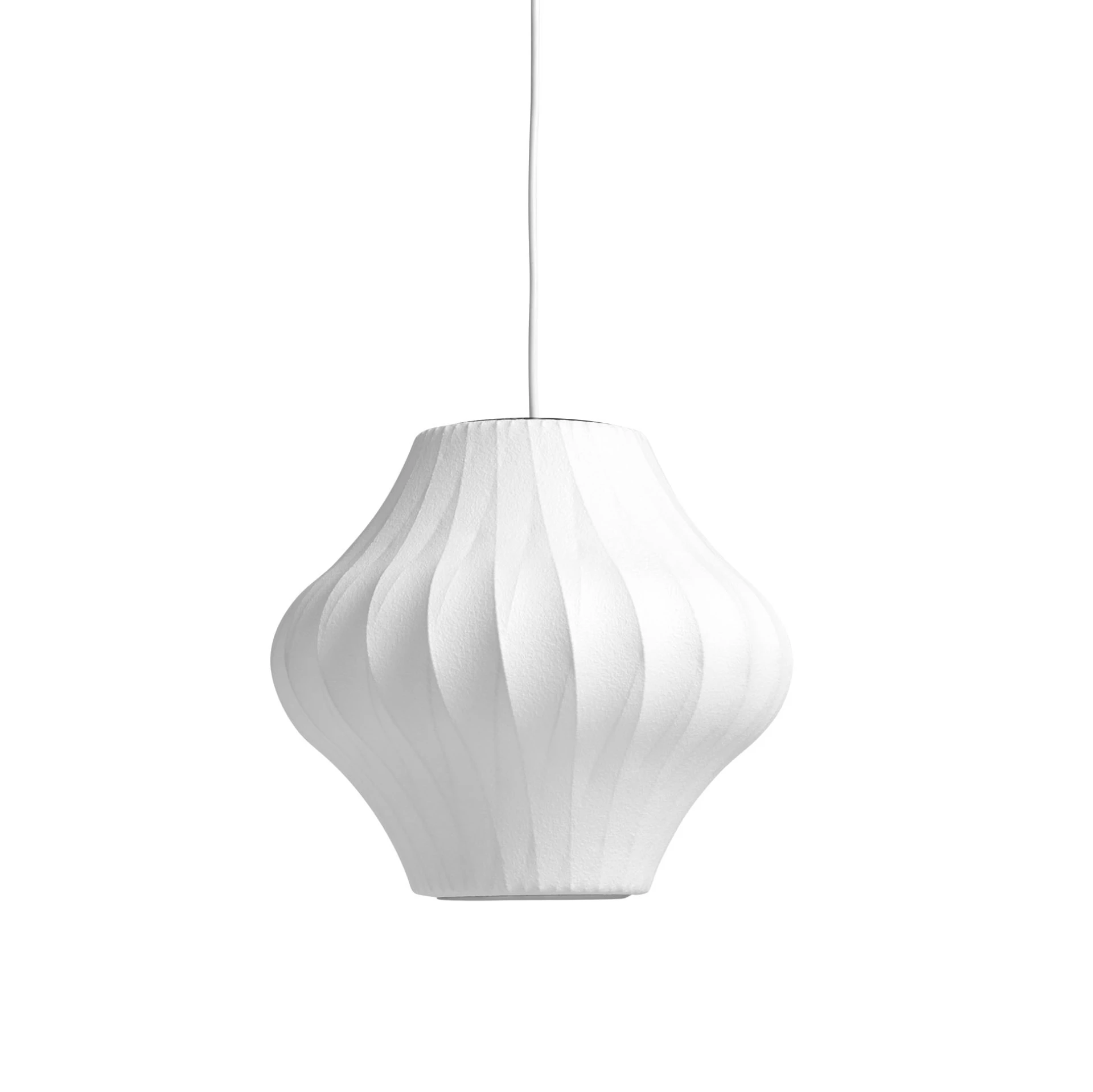 Nelson Pear Crisscross Bubble Pendant S Off-white 