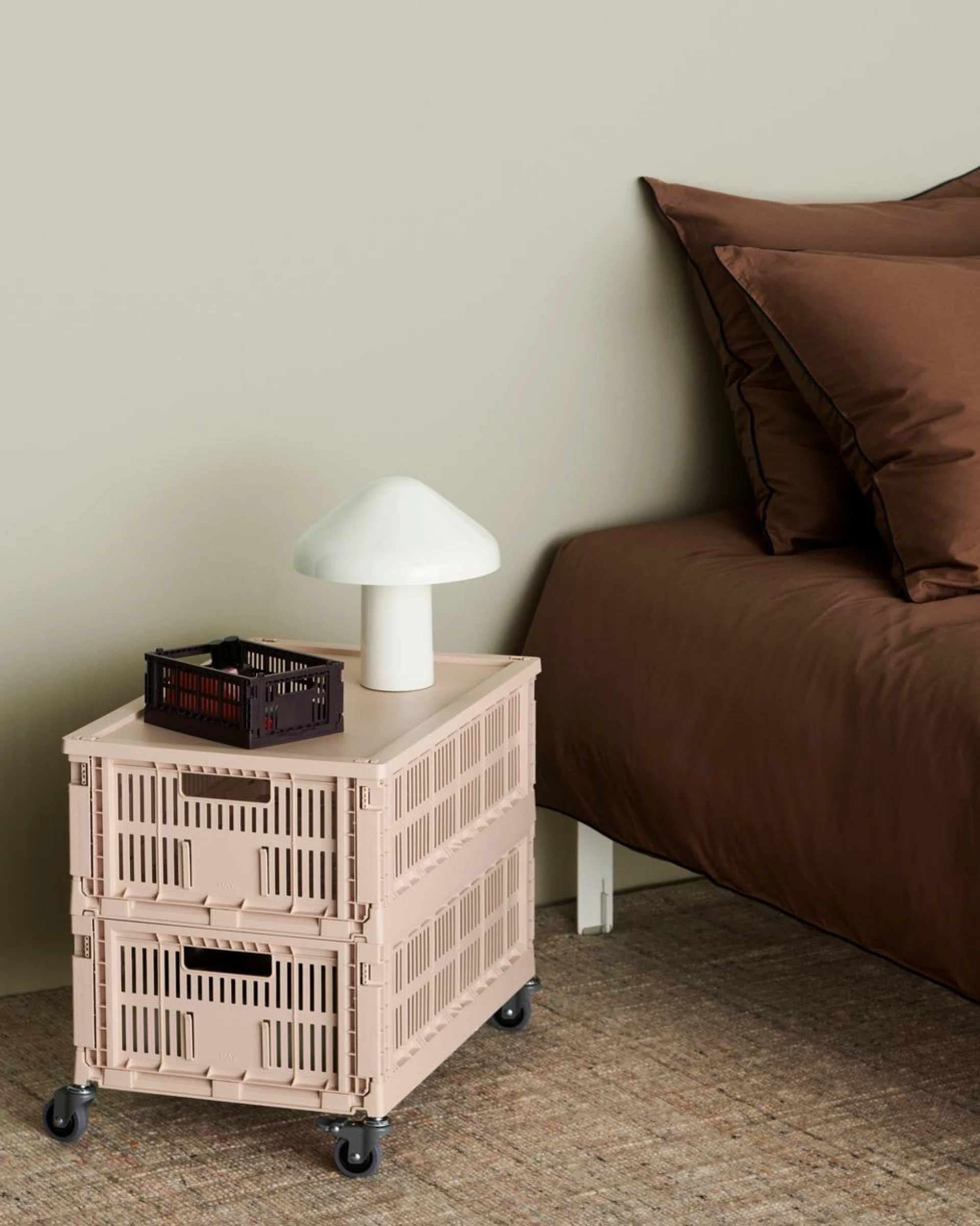 HAY Colour Crate Wheels Set of 4 Large Grey