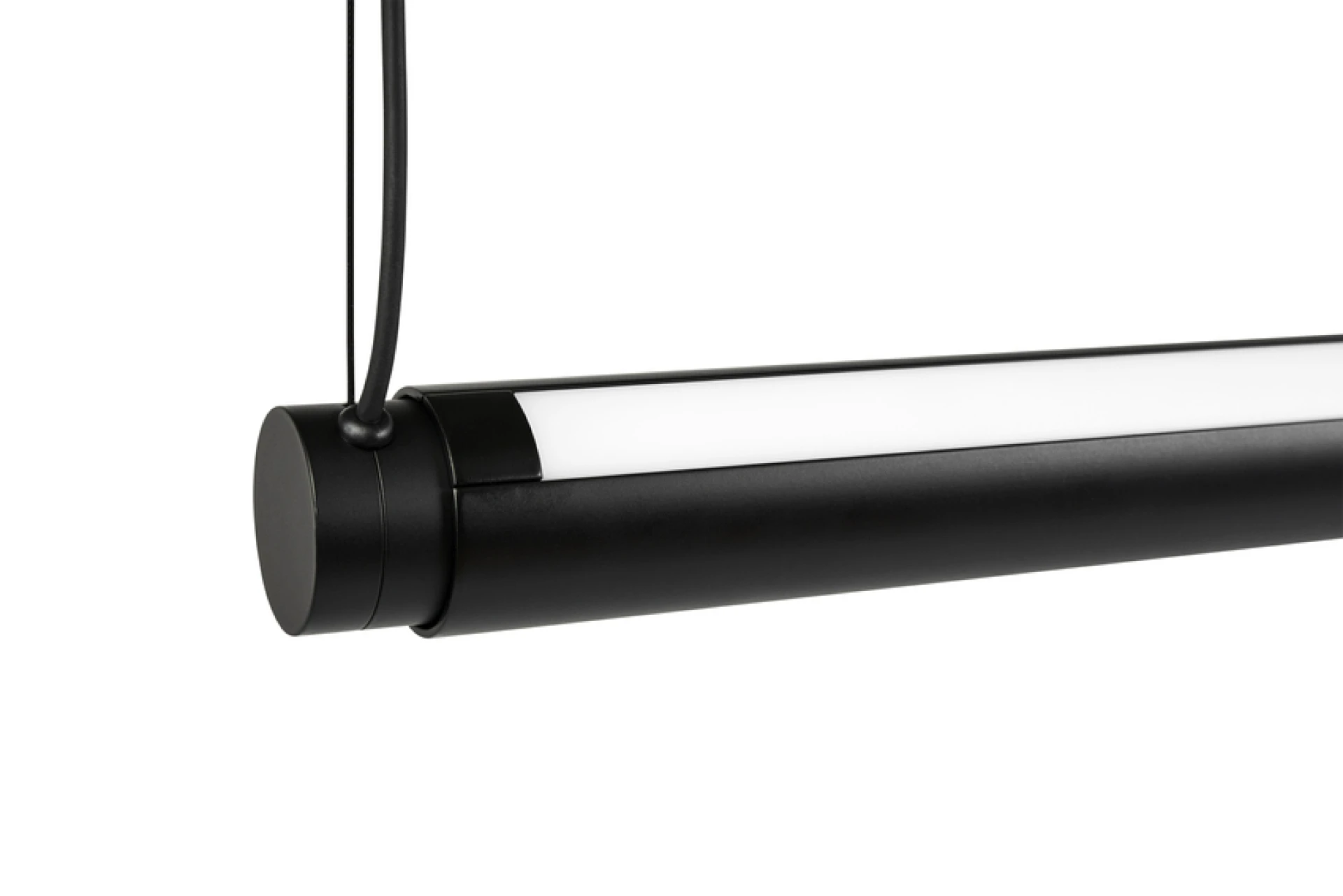 Factor Linear Suspension Lamp 1500 Diffused Soft black