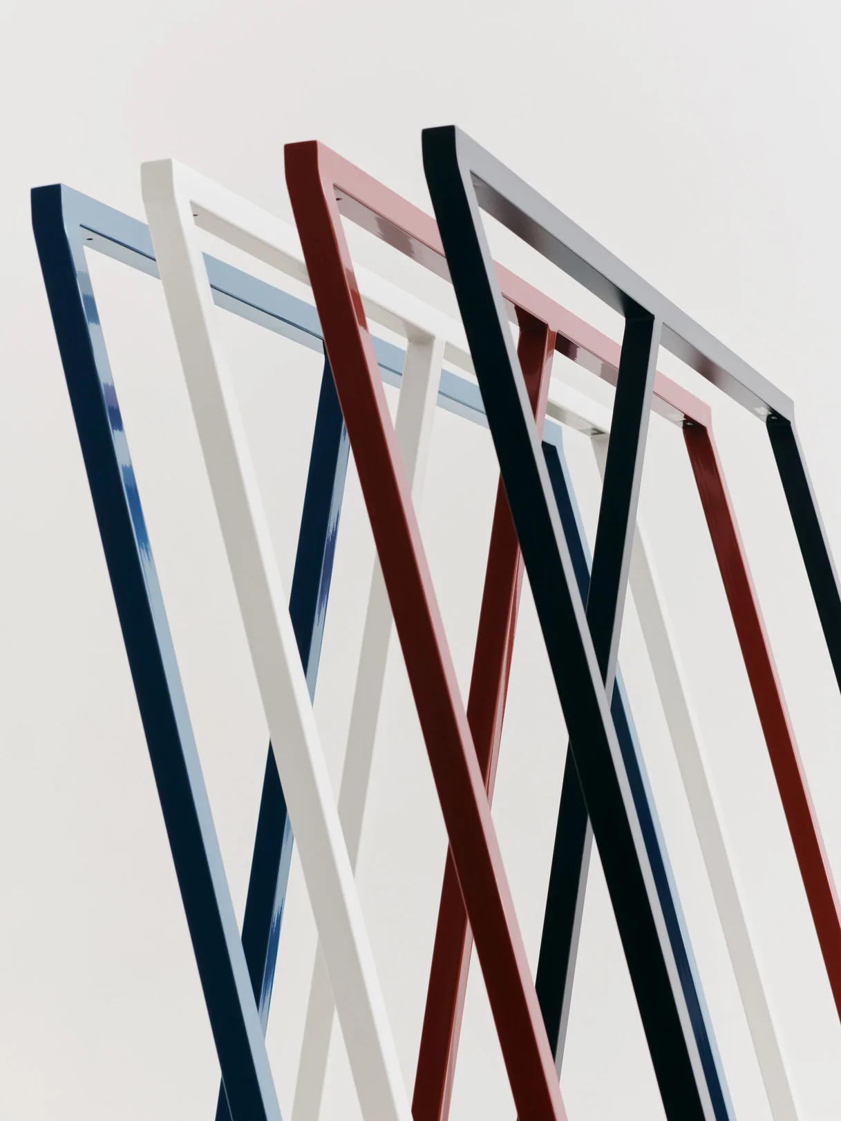 Loop Stand Wardrobe Maroon red