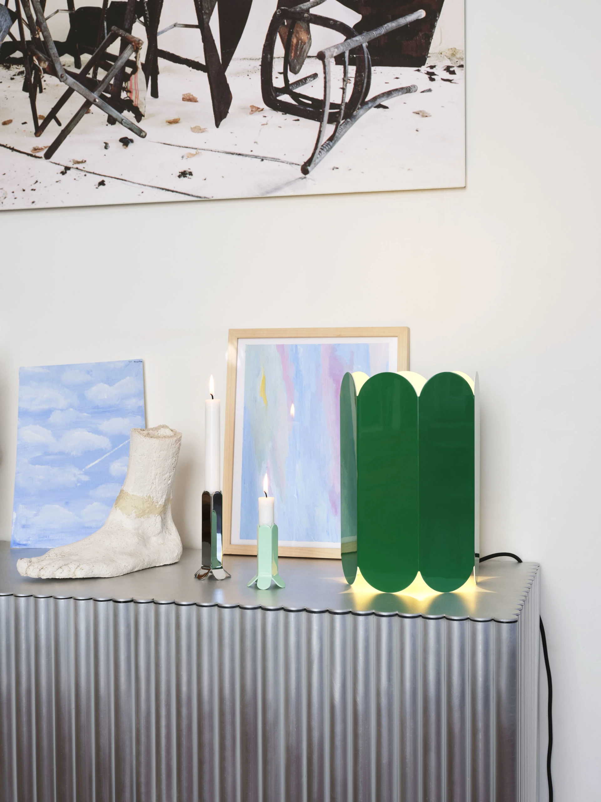 Arcs Candleholder L Mirror