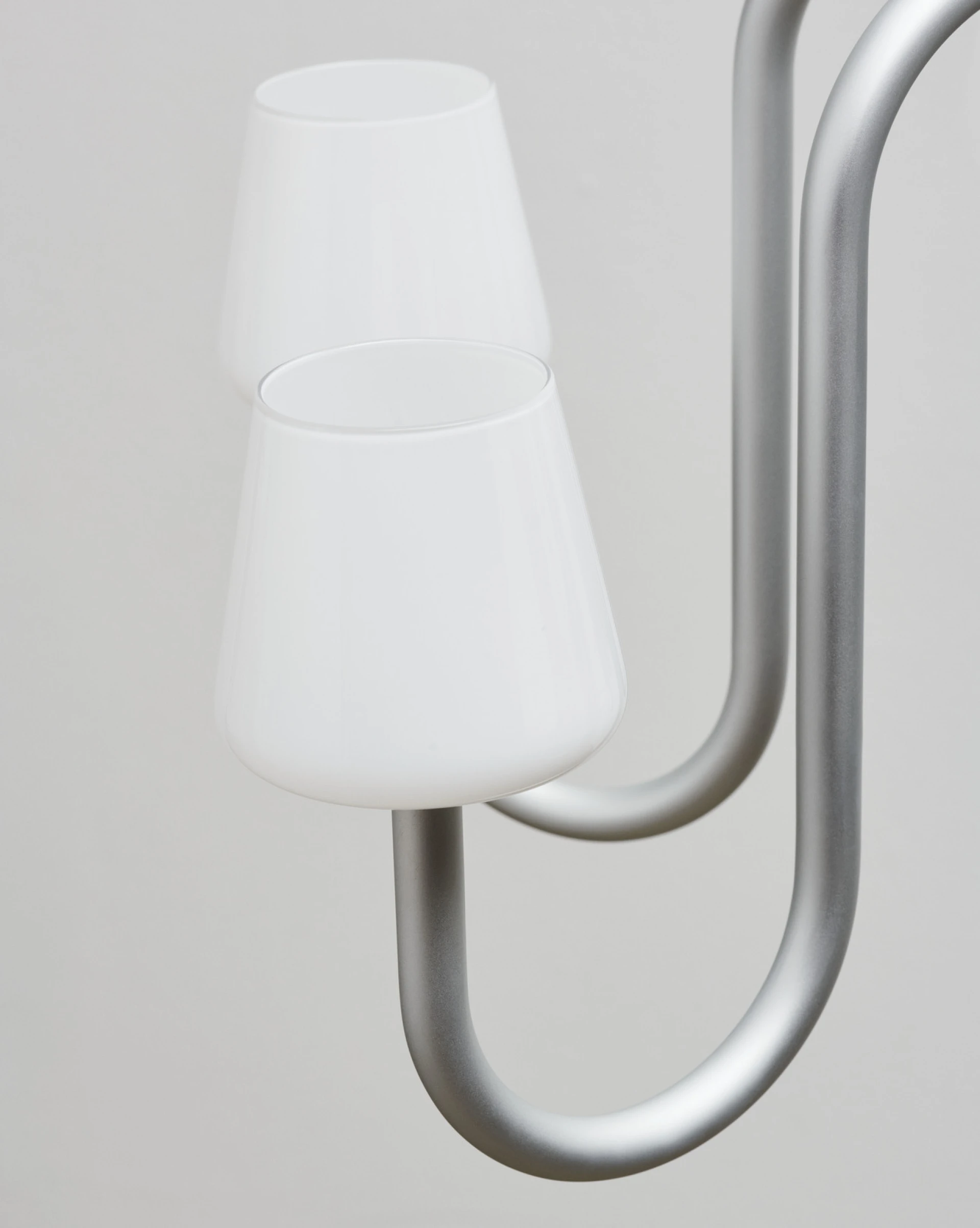 Apollo Chandelier 745 White opal glass