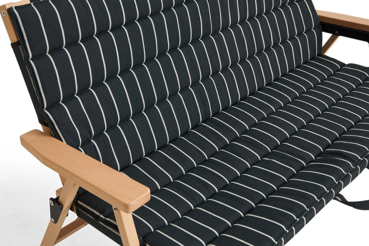 Outdoor Market Sofa Cushion Black beige stripe