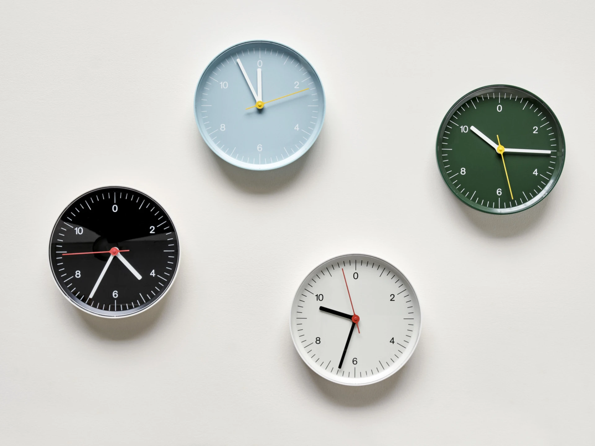 Wall Clock Blue
