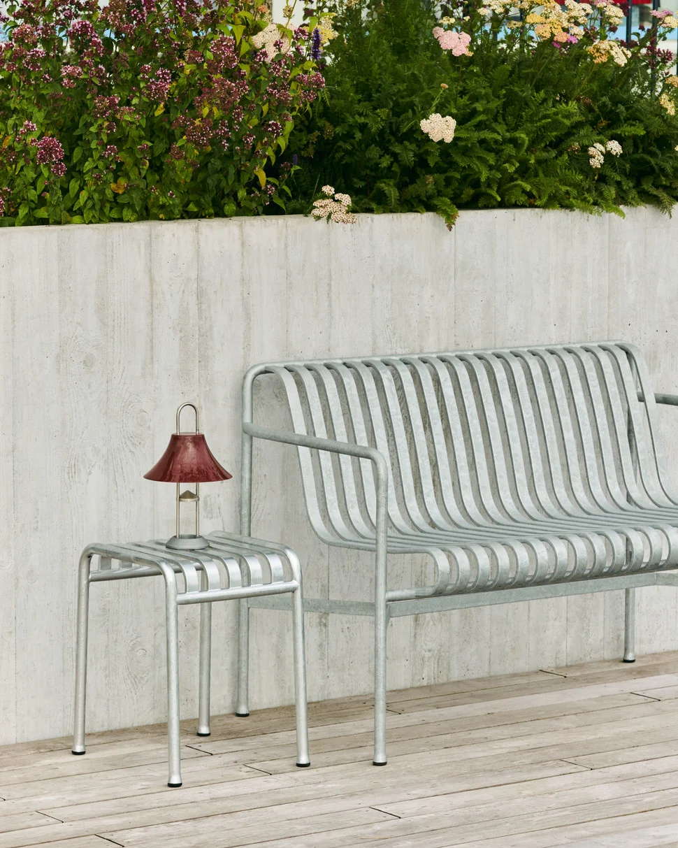 Palissade Dining Bench with Armrest