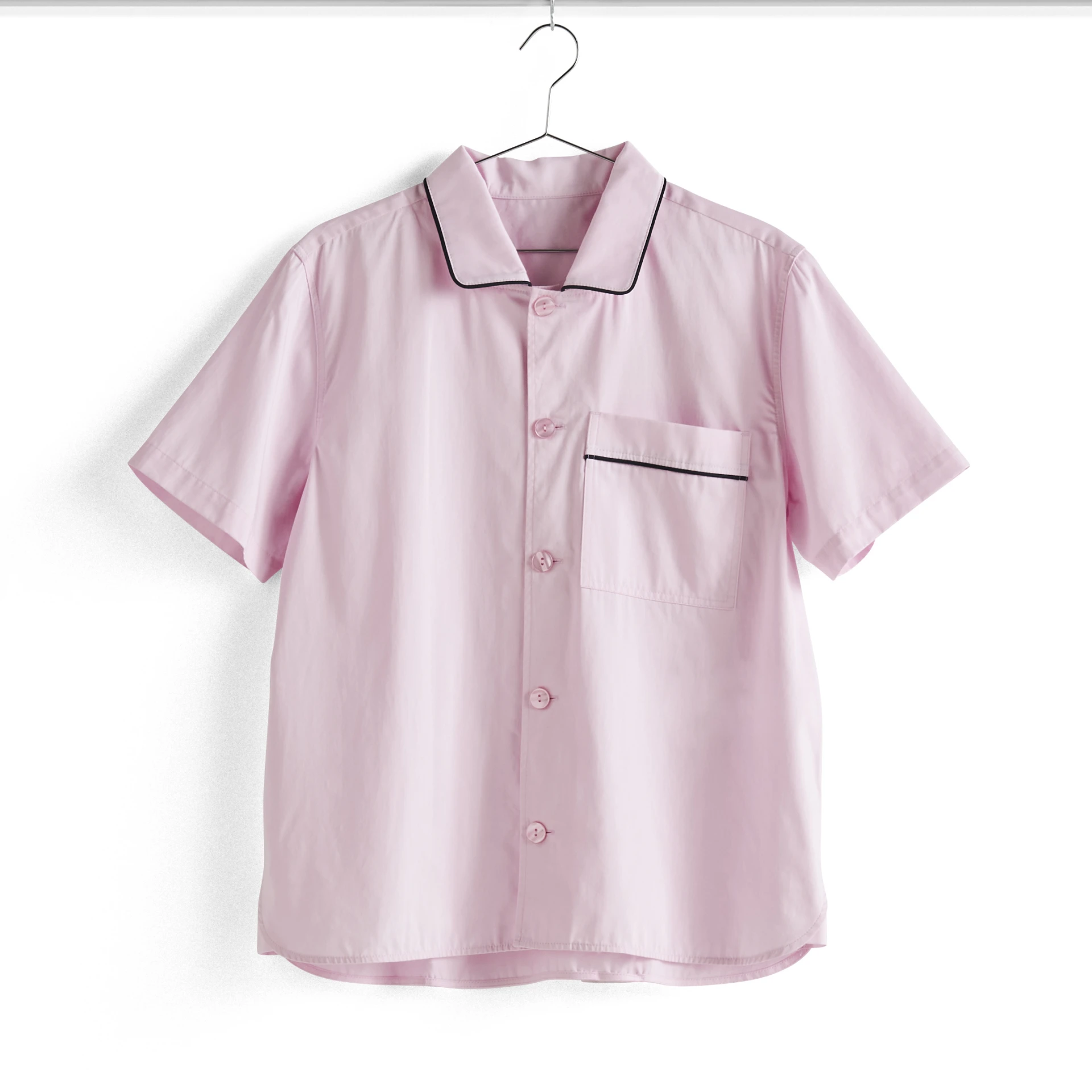 Outline Pyjama S/S Shirt M/L Soft pink