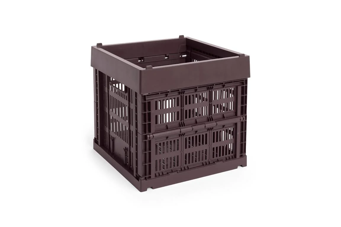 HAY Colour Crate Cube Bordeaux