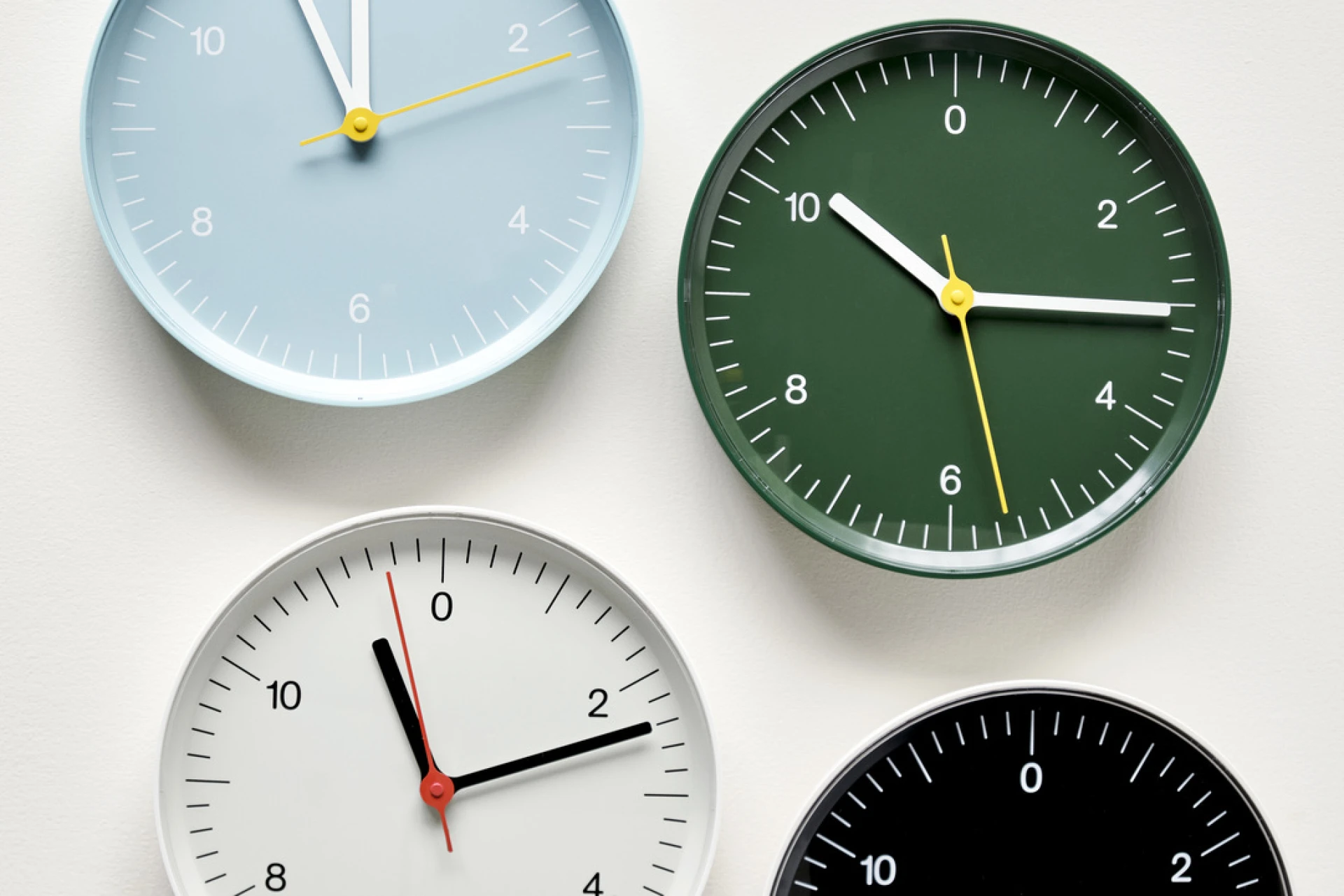 Wall Clock Blue