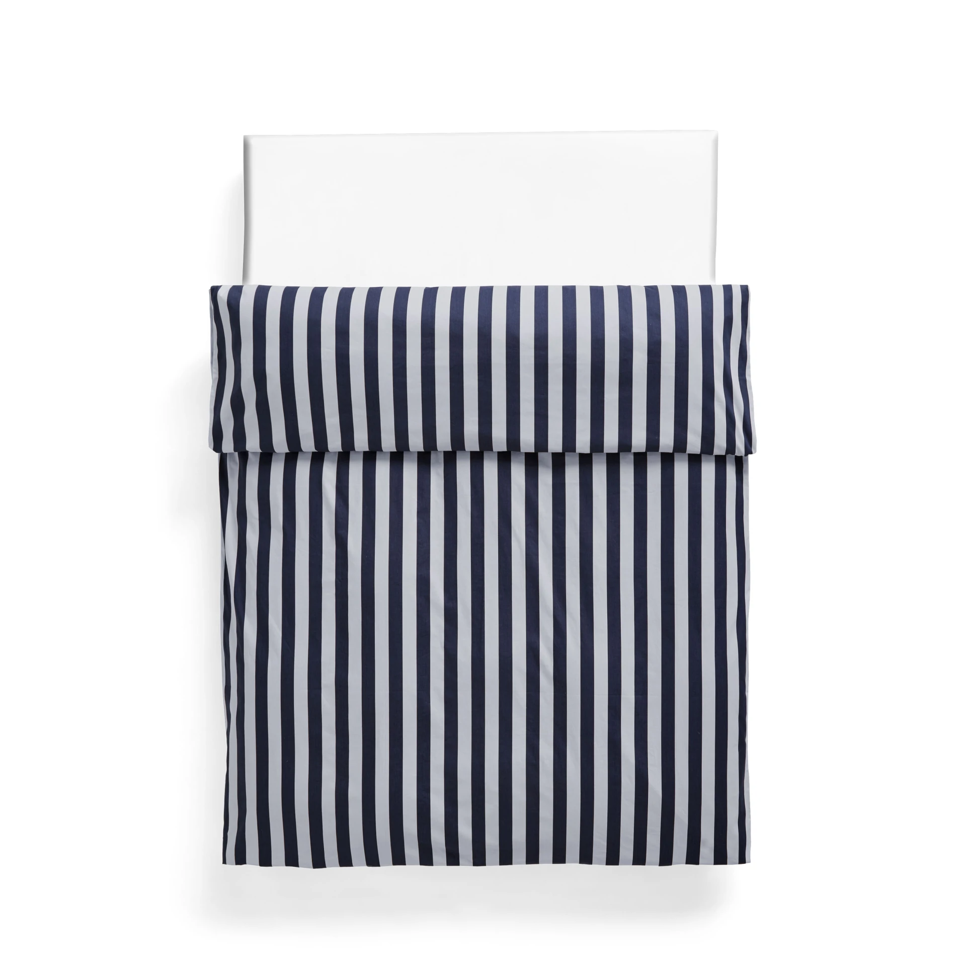 Été duvet cover 140 x 200 midnight blue and light grey