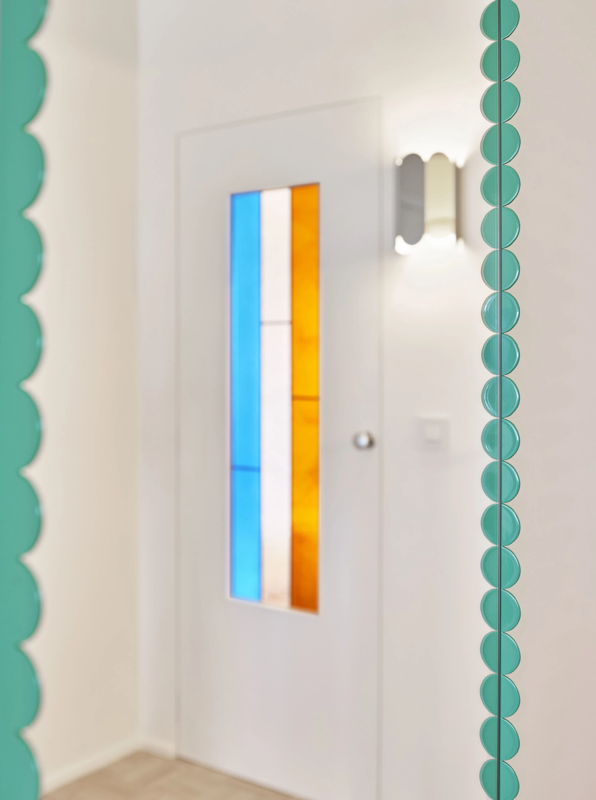 Arcs Mirror Rectangle M Green