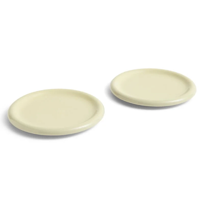 Barro Plate Set of 2 Ø24 Pistachio