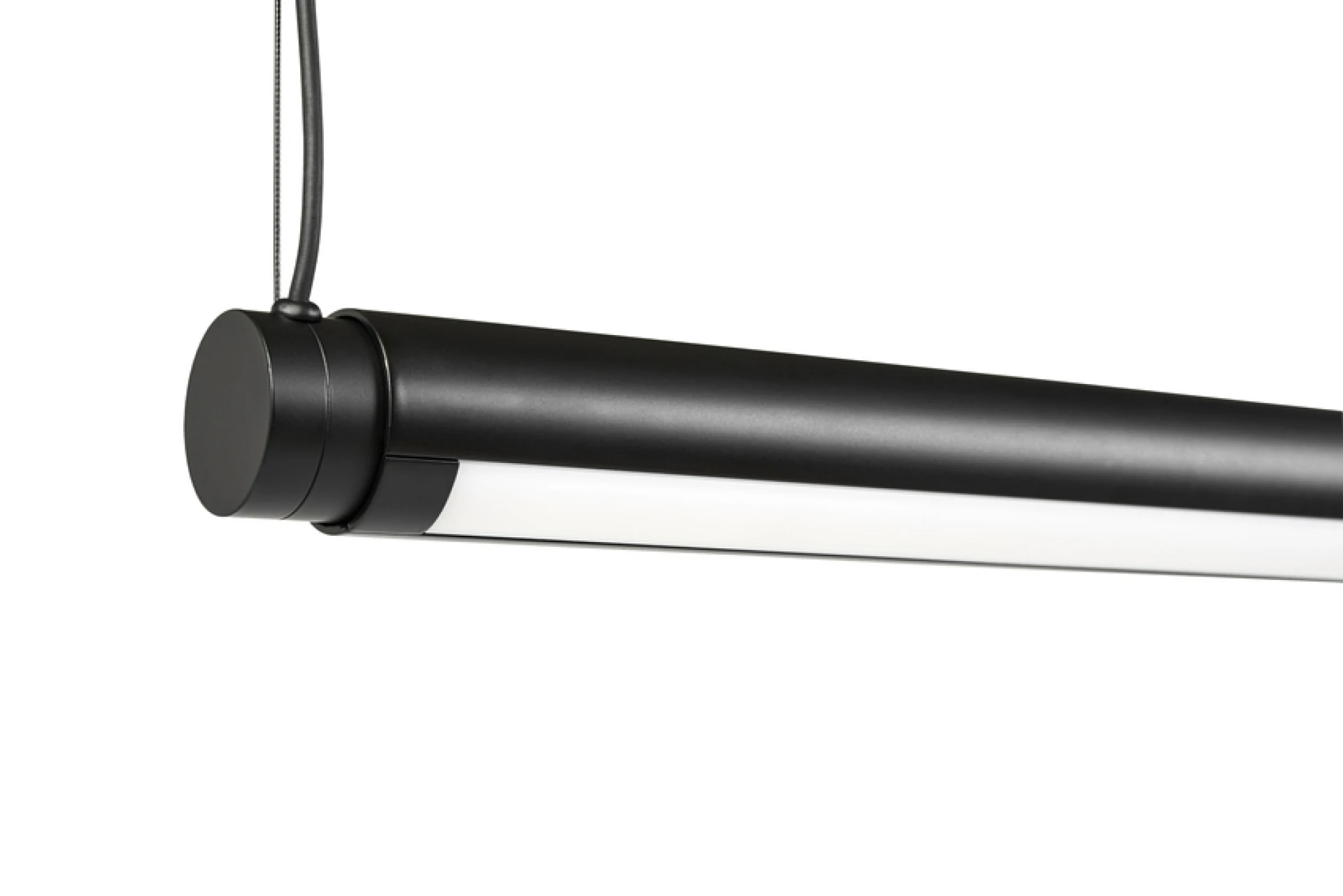 Factor Linear Suspension Lamp 1500 Diffused Soft black