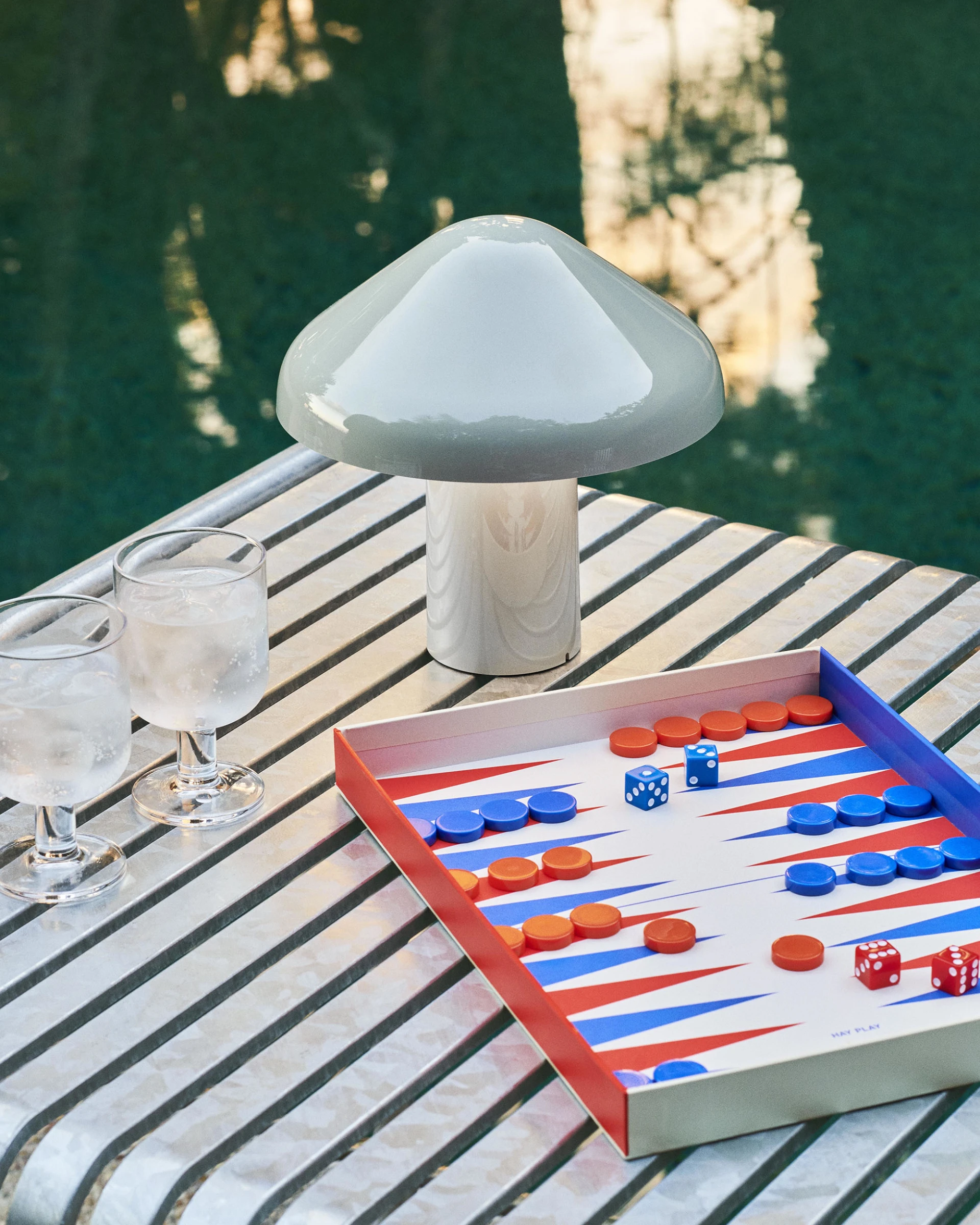 Pao Portable Lamp Cool grey
