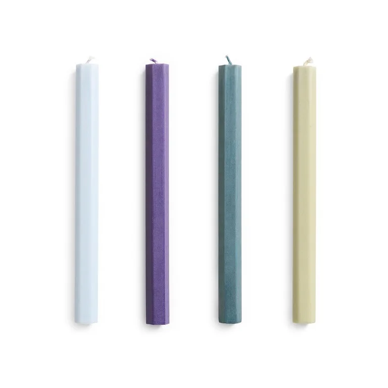 Hexagon Candle Meadow Set of 4