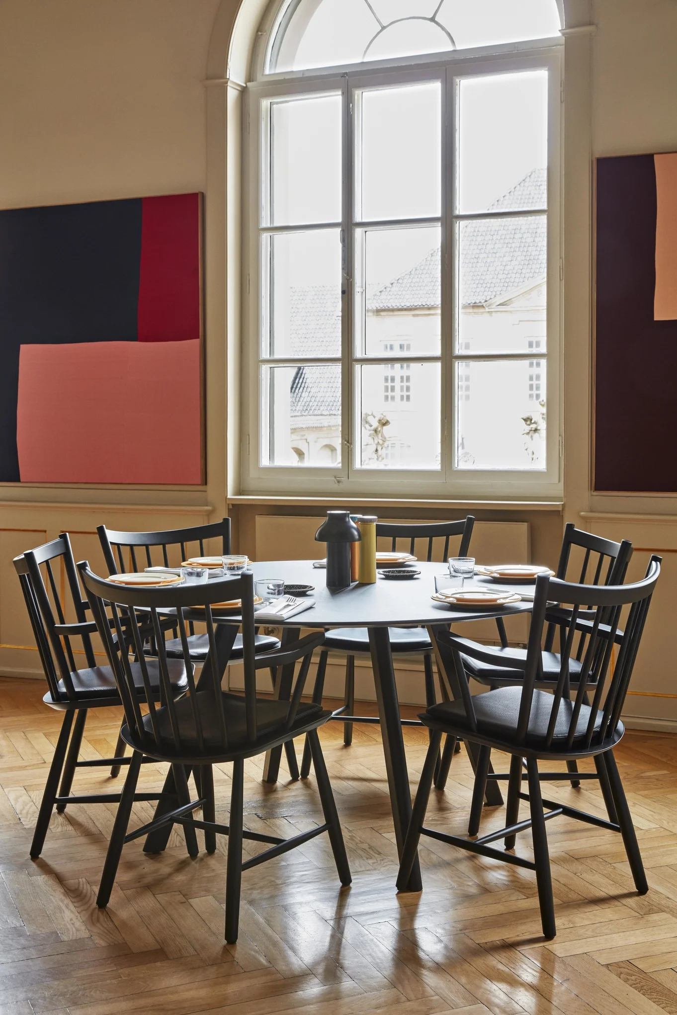 J42 Chair Beech Black 