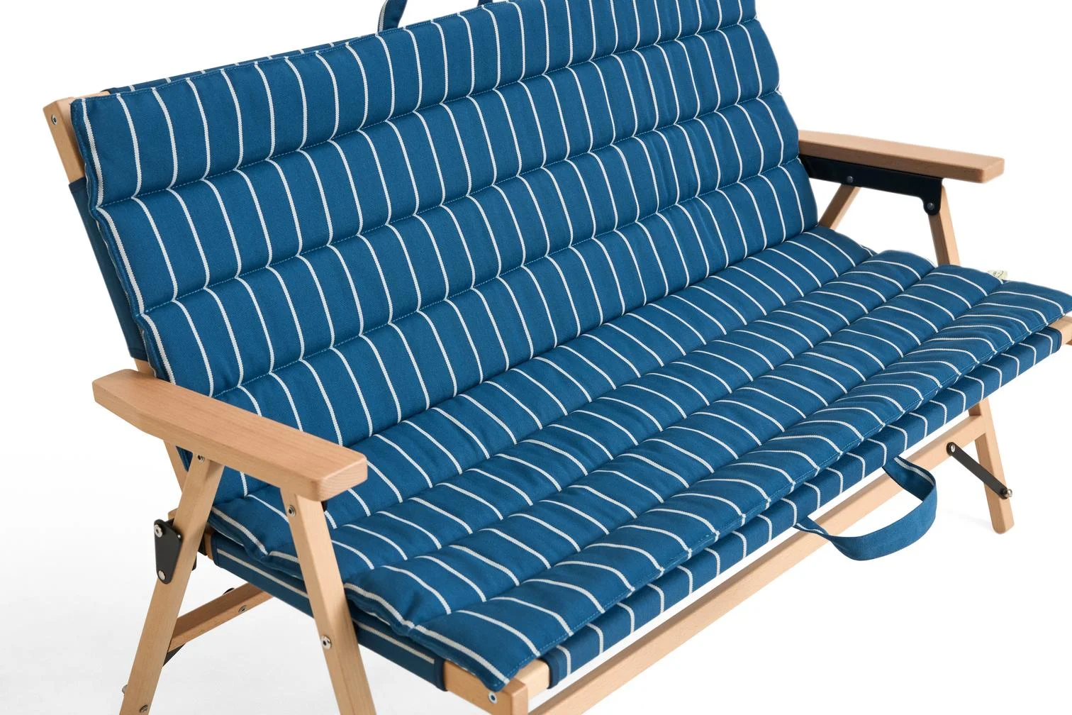 Outdoor Market Sofa Cushion Blue beige stripe
