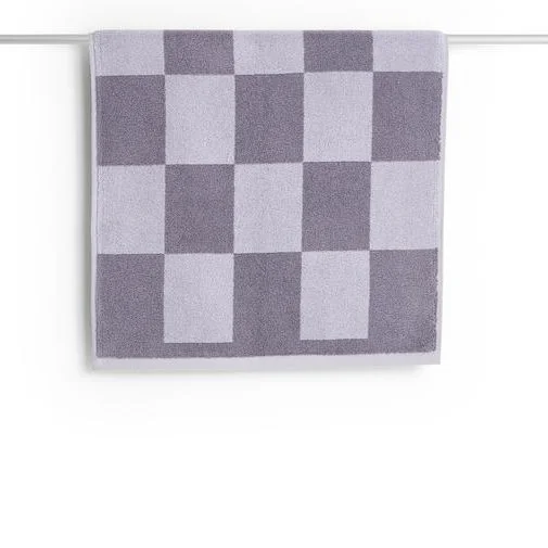 Check Bath Mat Lavender