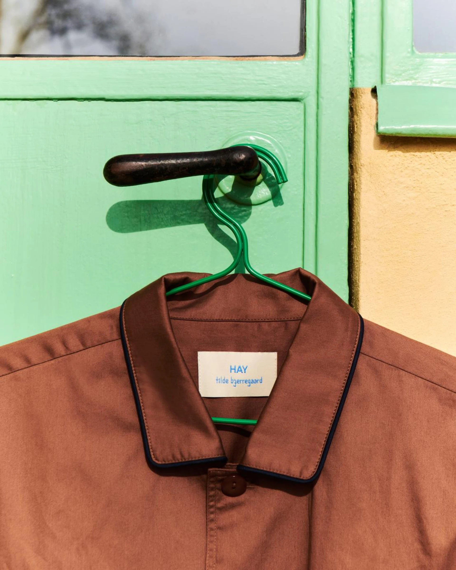 Outline Pyjama L/S Shirt M/L Milk chocolate