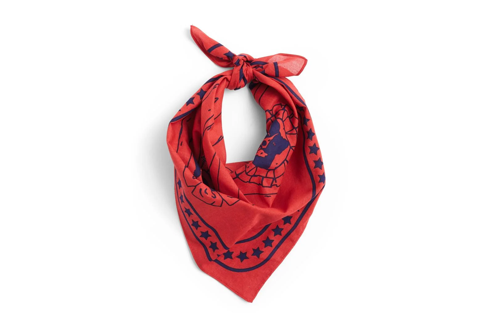 HAY Dogs Scarf (Recycled) 55 x 55 Red