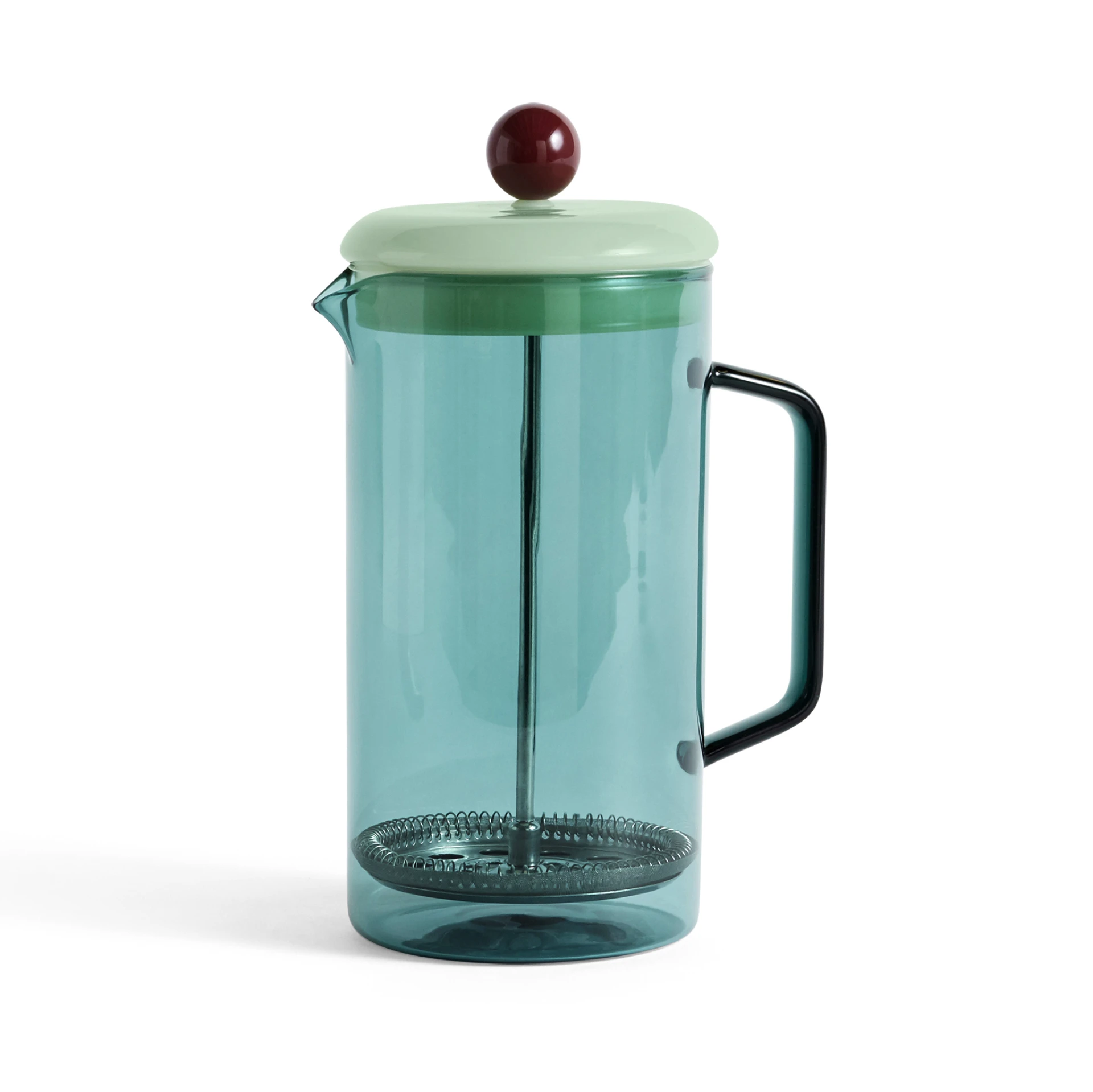 French Press Brewer Aqua
