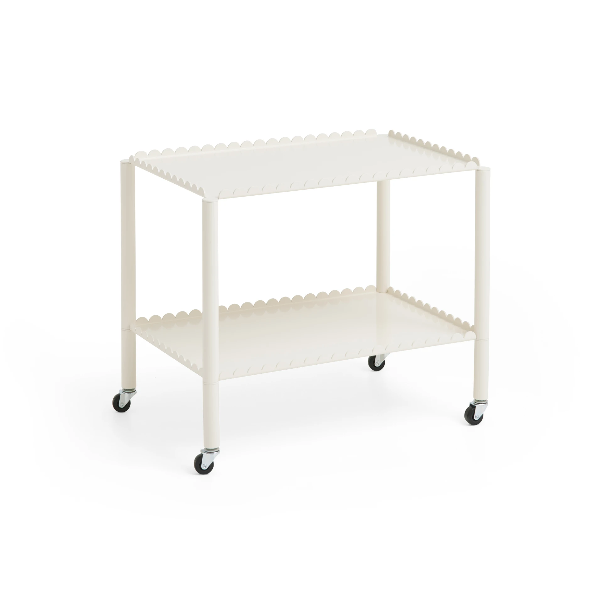Arcs Trolley Low Eggshell