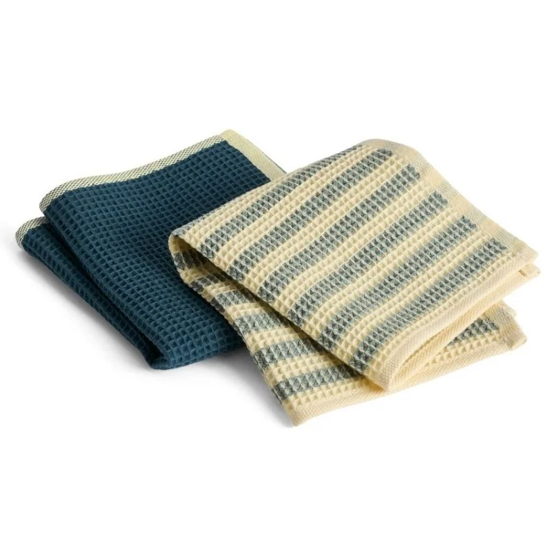 Canteen Dish Cloth Set of 2 Yellow and green mix