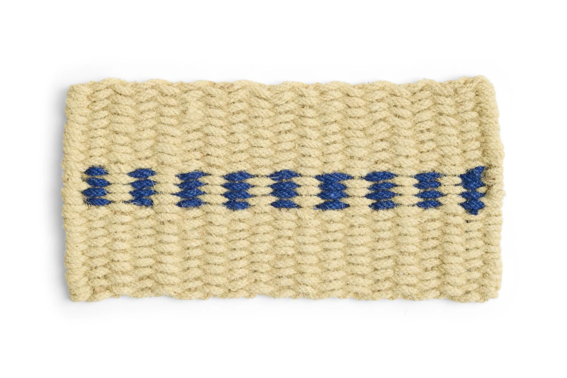 Coco Door Mat Dot White, blue