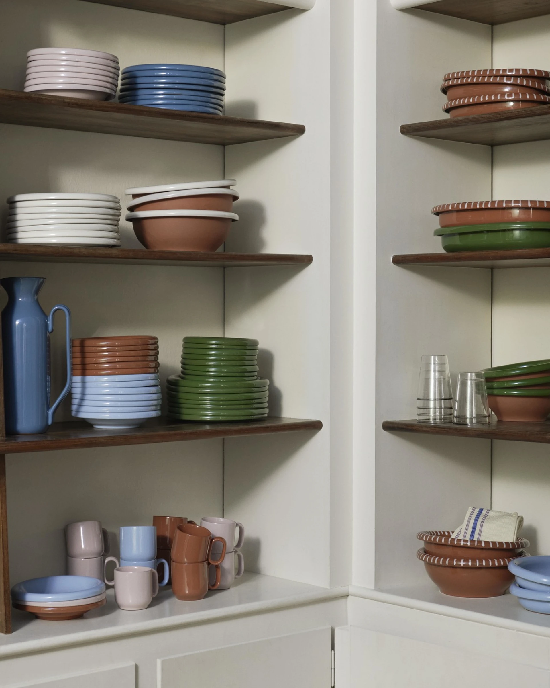 Barro Plate Set of 2 Ø24 Green