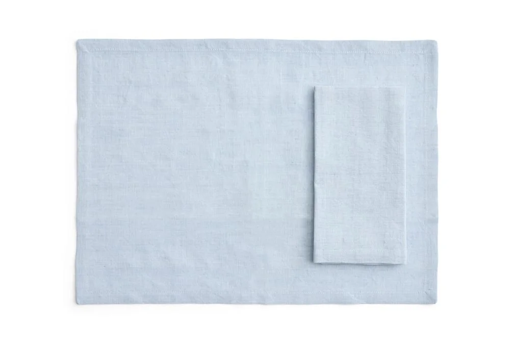 Tavolo Napkin/Placemat Set of 4 Soft blue